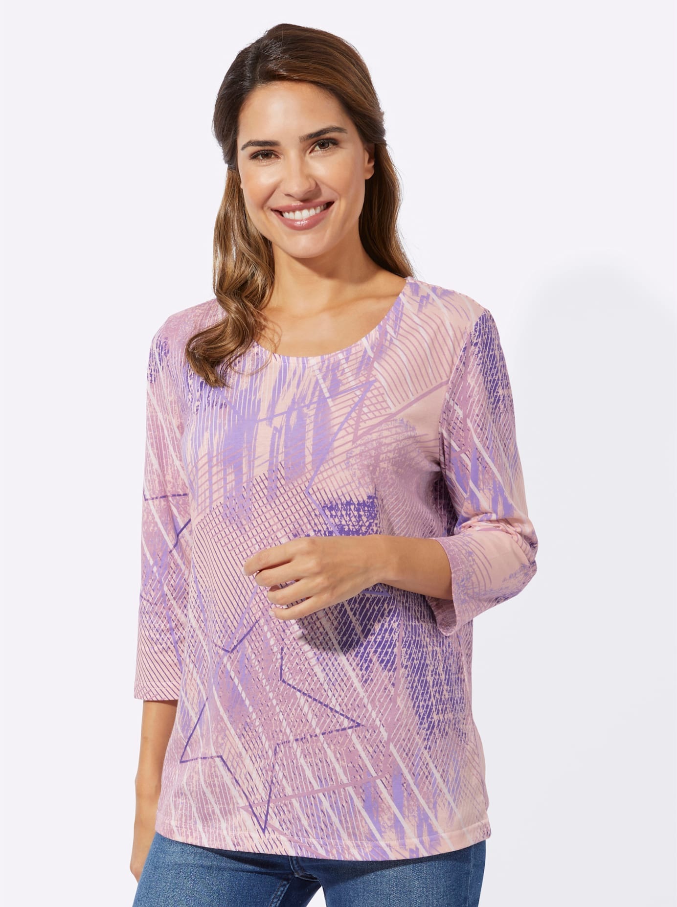 Classic Basics 3/4-Arm-Shirt »Rundhals-Shirt«, (1 tlg.)