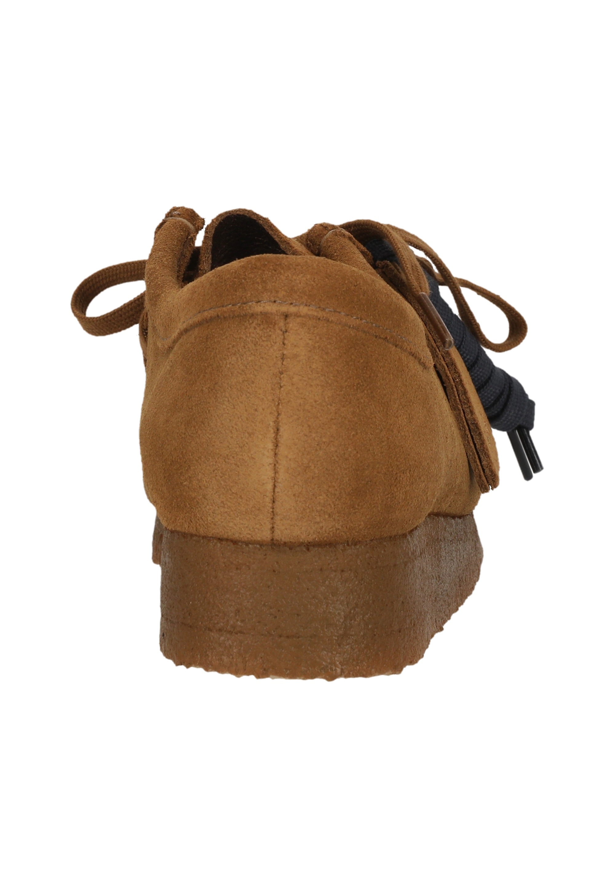 Clarks Schnürschuh »Wallabee Cola Suede«  aus butterweichem Wildleder