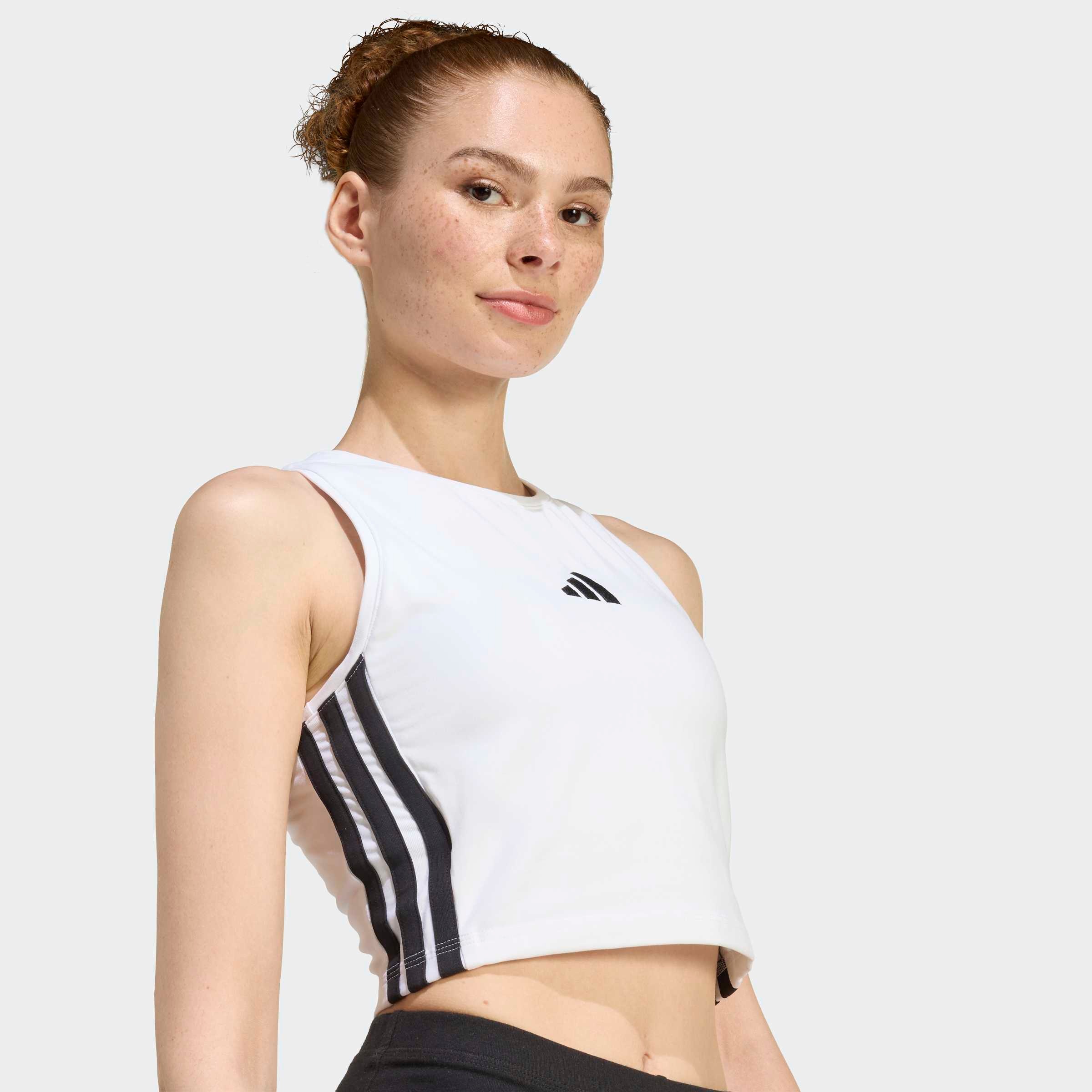 adidas Sportswear Tanktop »ESSENTIALS 3-STREIFEN GEPOLSTERTES«