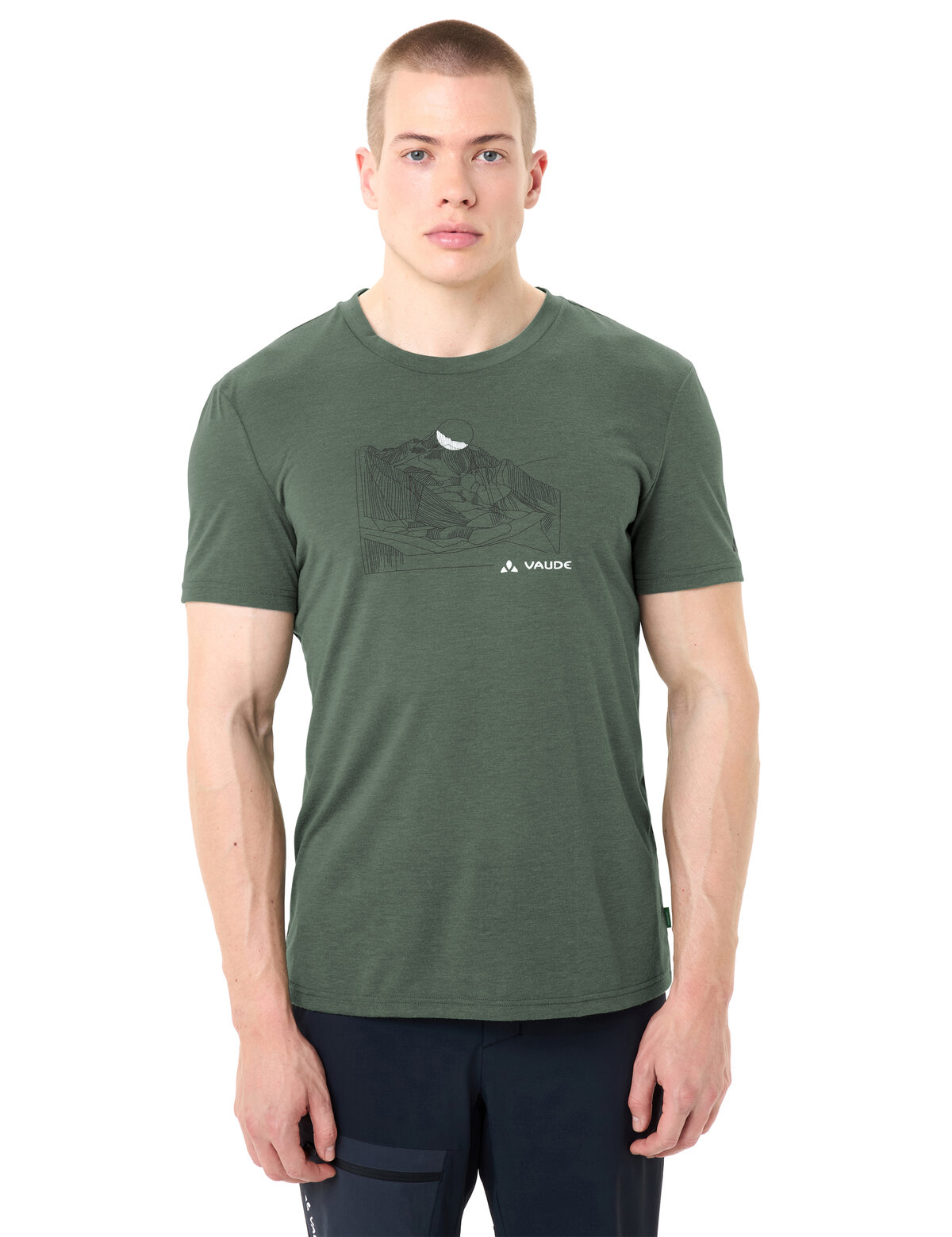 VAUDE "MENS TEKOA T-SHIRT III" sportliche Passform, Kurzarm, für Sport und Outdoor