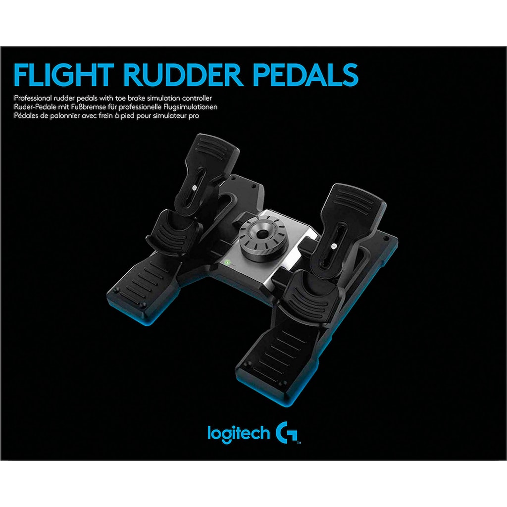 Logitech G Gaming-Adapter »Logitech G Saitek Pro Flight Rudder Pedals«, 1,8 cm