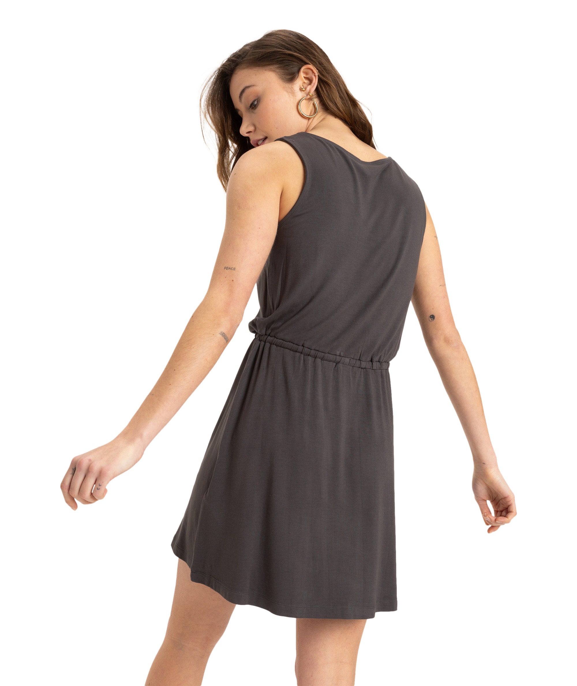 Roxy Jerseykleid »LOW TIDES DRESHORT SLEEVE SOLID«