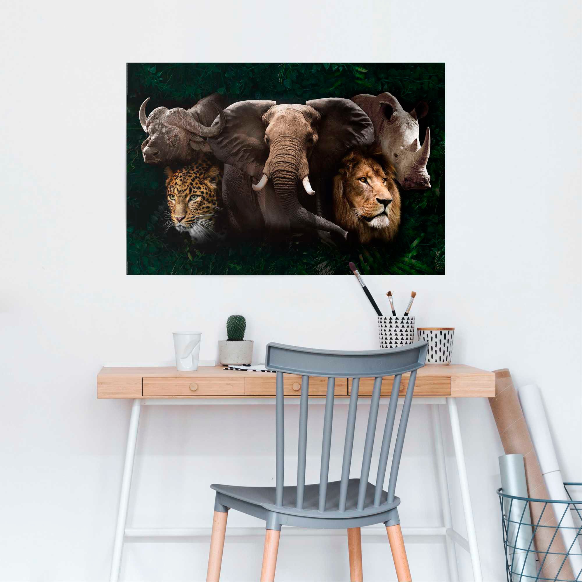 Reinders Poster "The big five" günstig online kaufen