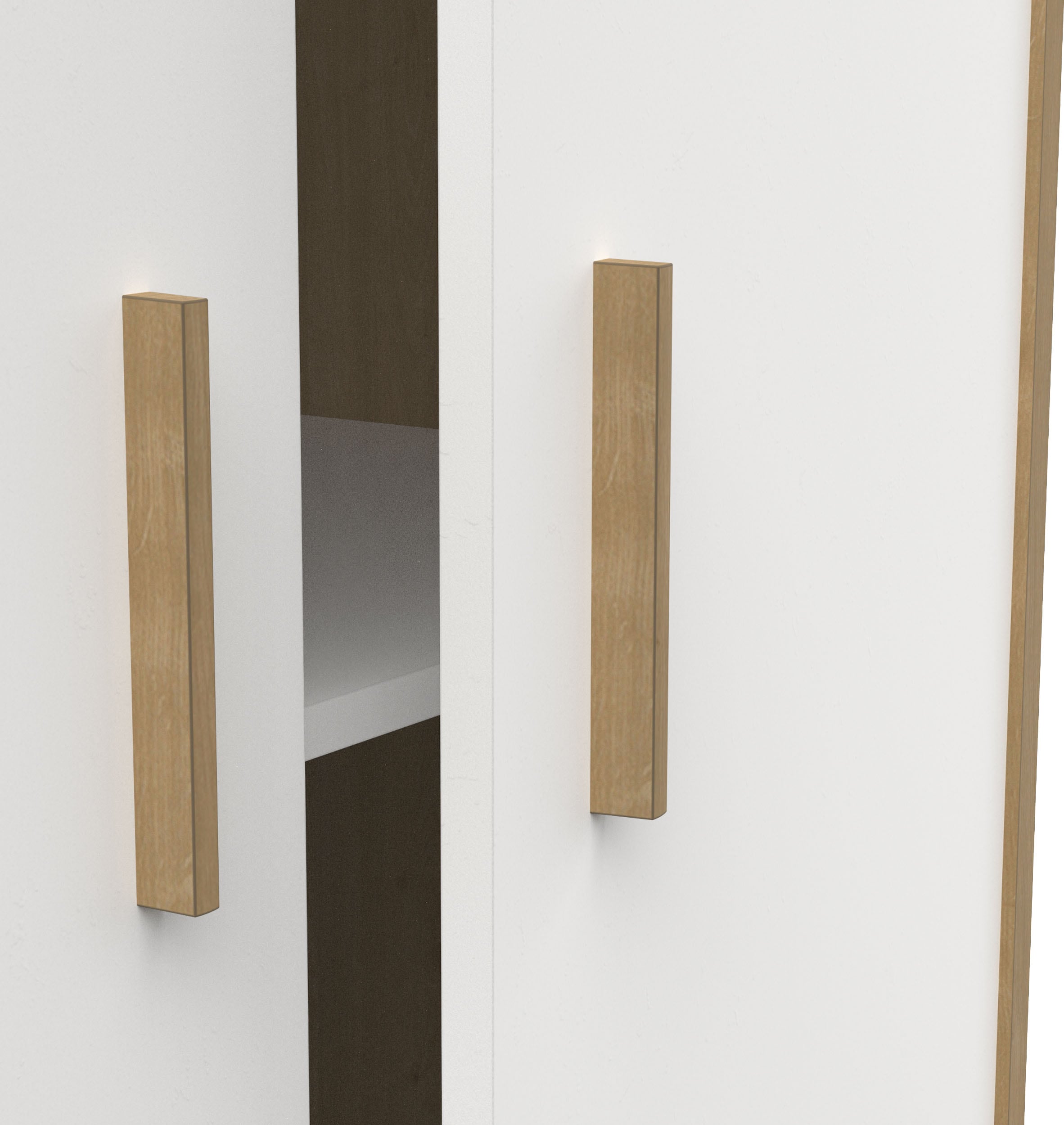 Demeyere GROUP Kinderkleiderschrank »Naili«, (Packung), Schrank 2 Turen Weiss Hamilton