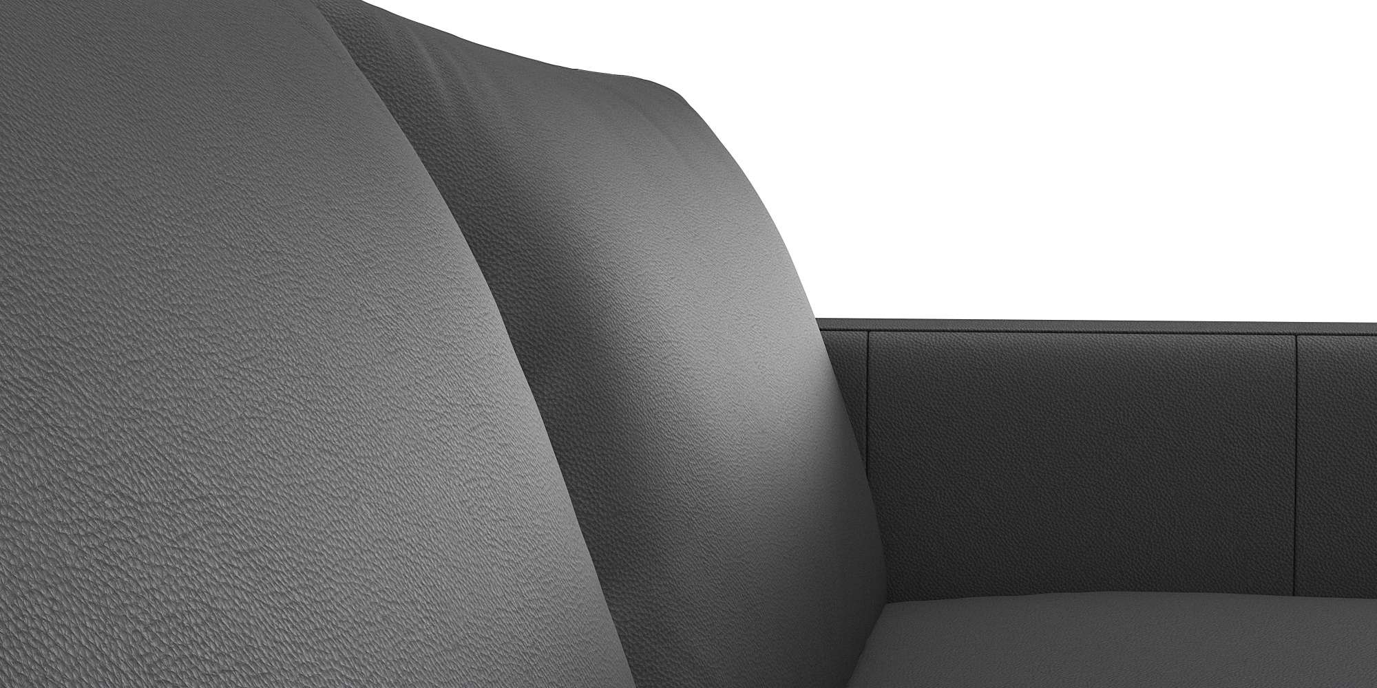 FLEXLUX Ecksofa »Fiore, L-Form«, schmale Armlehnen, Kaltschaum, Füße Alu+schwarz