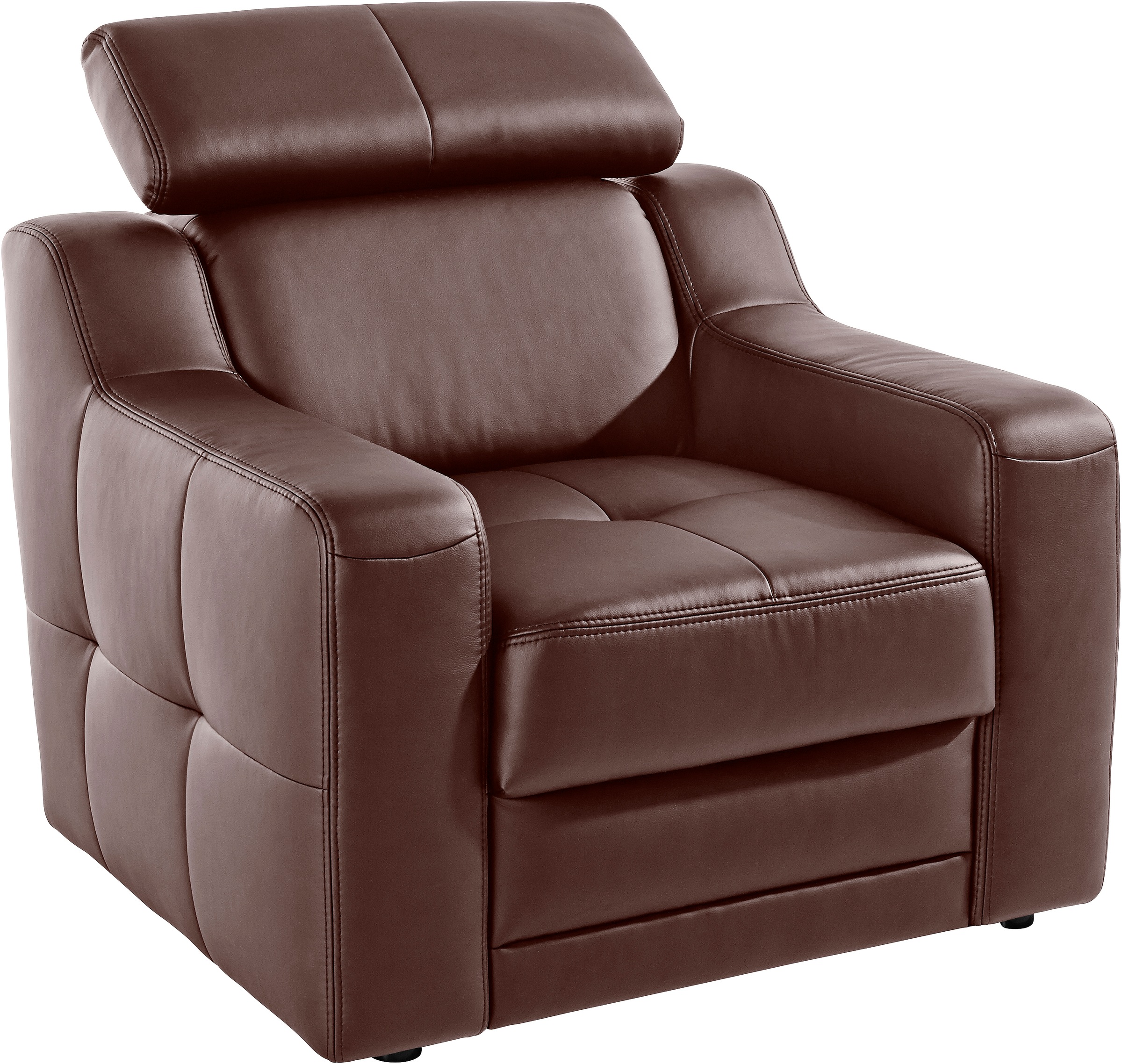 exxpo - sofa fashion Sessel "Lotos, Loungesessel" mit Kopf- bzw. Rückenteil günstig online kaufen