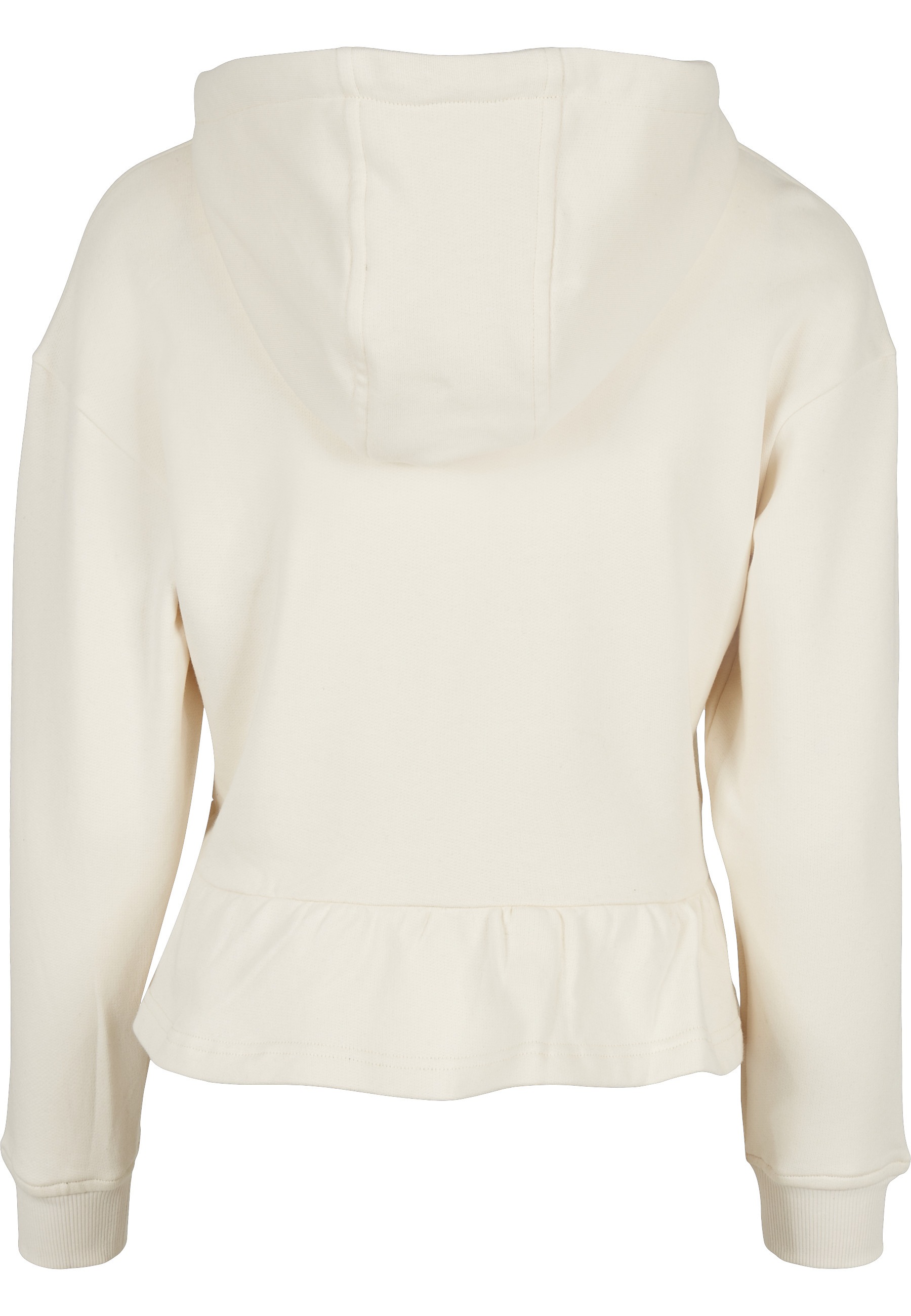 URBAN CLASSICS Kapuzensweatshirt "Urban Classics Damen Ladies Organic Volan günstig online kaufen