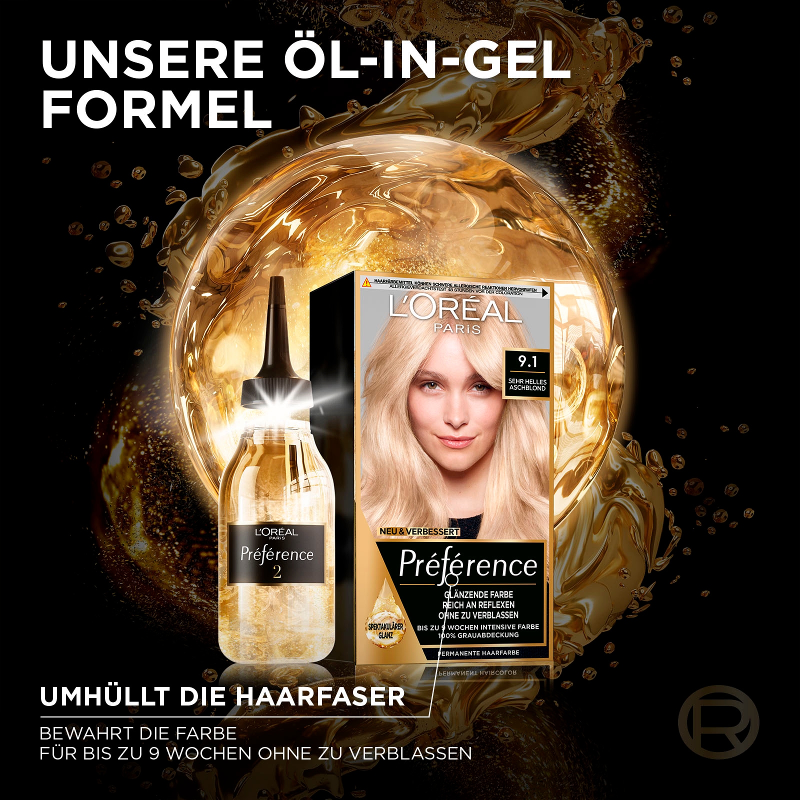 L'ORÉAL PARIS Coloration »Préférence«, (3er Pack), mit pflegender Formel