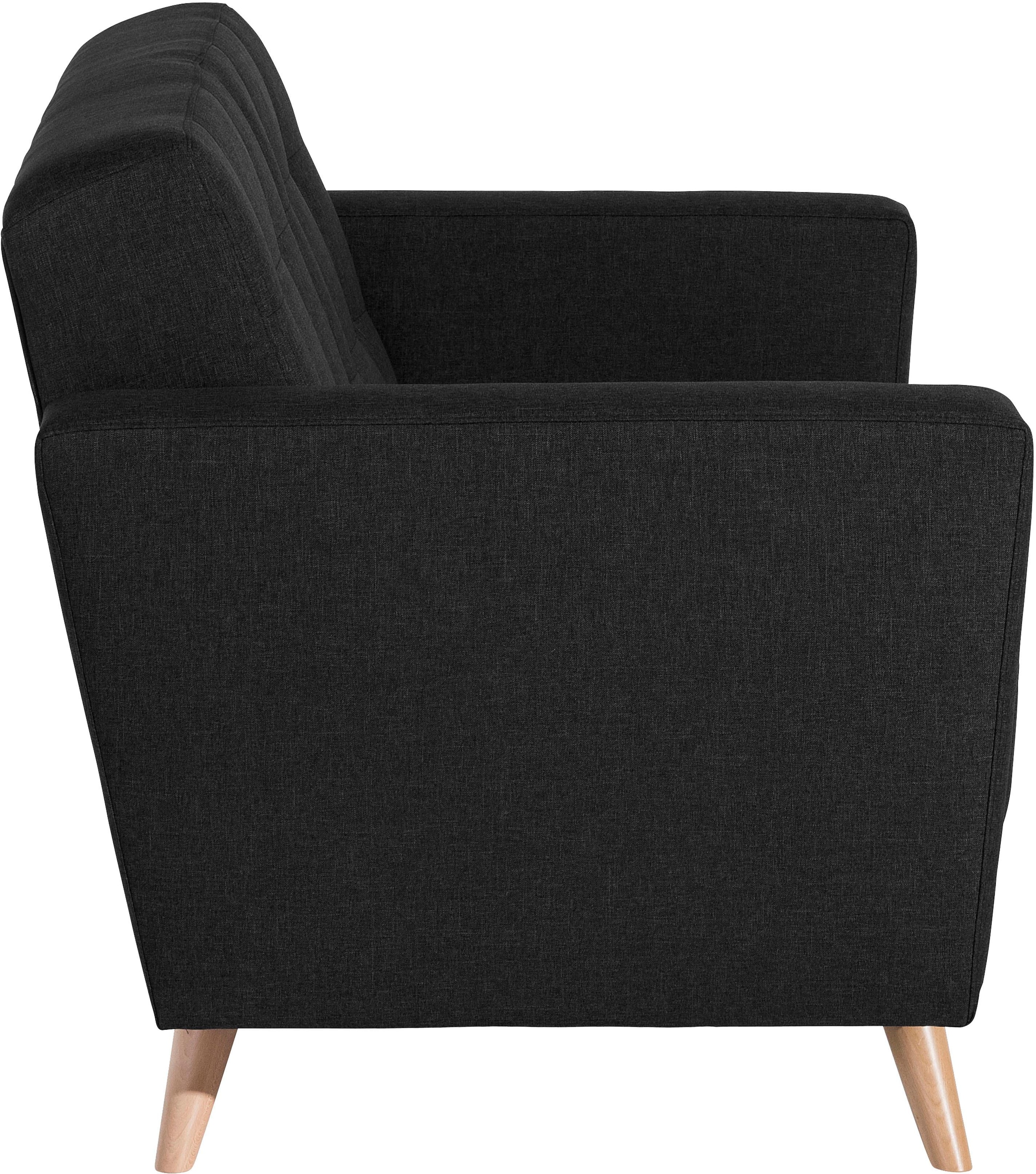 Max Winzer® 2-Sitzer »Julius«, mit Knopfheftung, Breite 128 cm