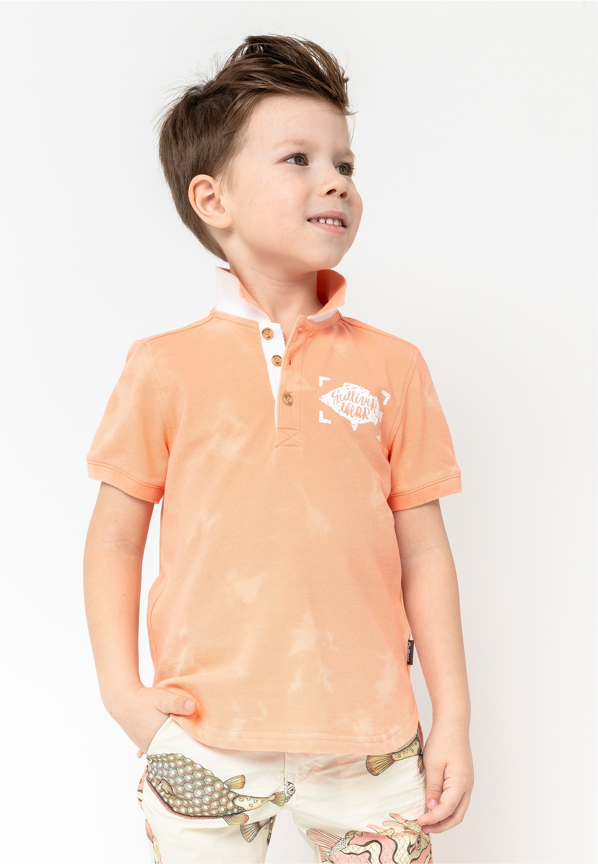 Gulliver Poloshirt, mit coolem Markenprint