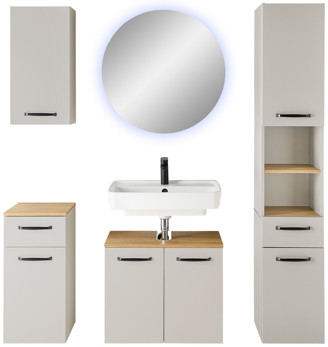 Saphir Badmöbel-Set "Badmöbel-Set Quickset 500, Waschbeckenunterschrank mit günstig online kaufen