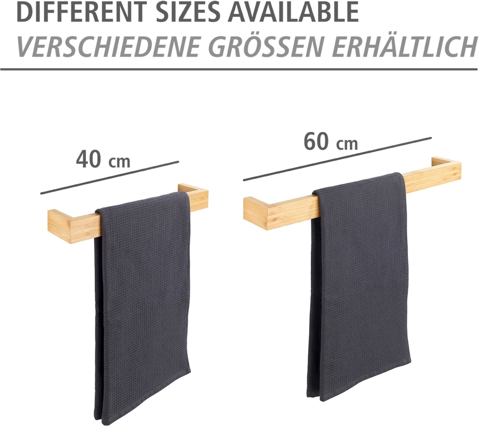 WENKO Handtuchhalter »Bambusa« BxTxH: 60x5x9 cm