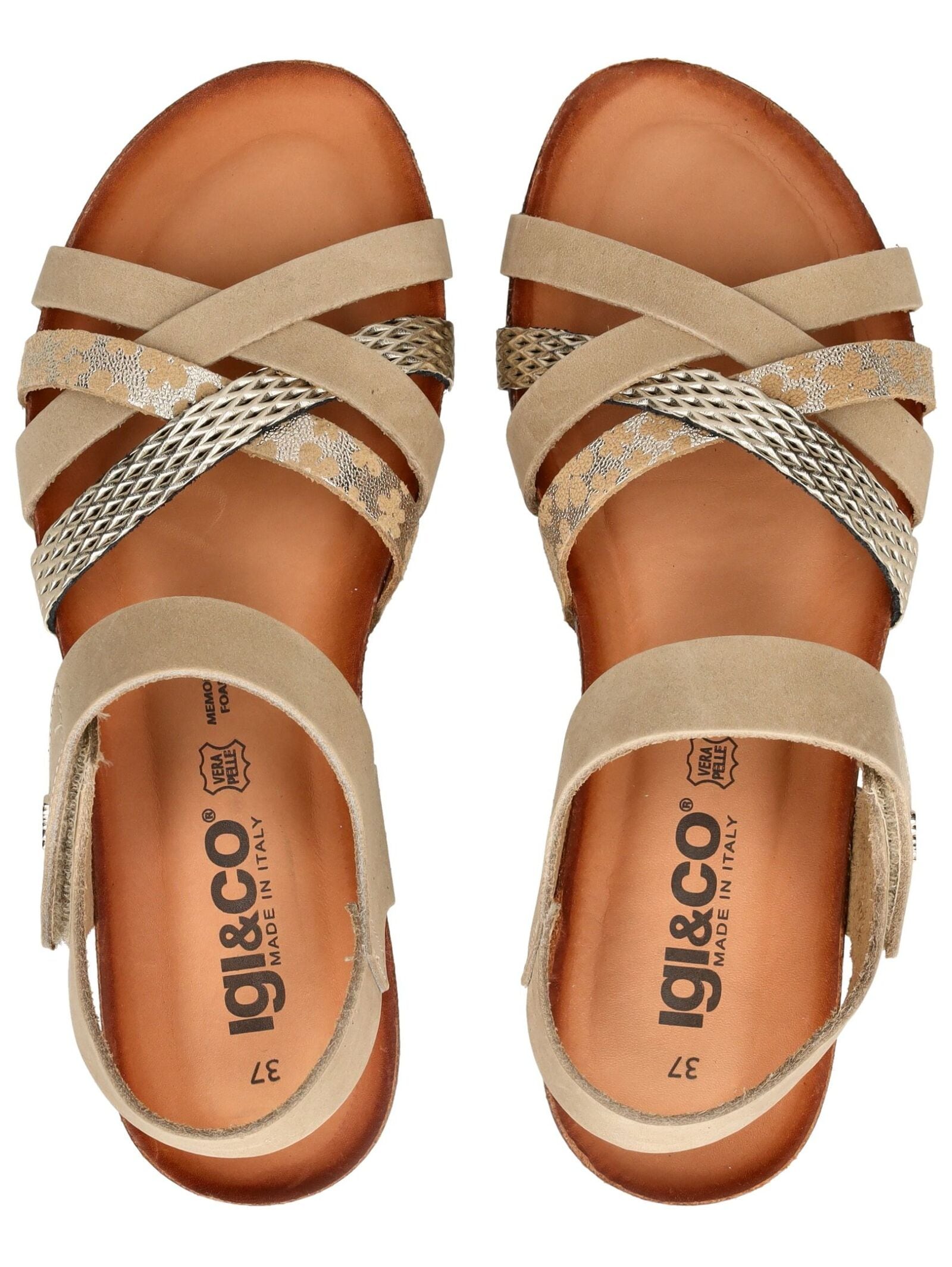 IGI & CO Riemchensandale »IGI & CO Sandalen Nubukleder«