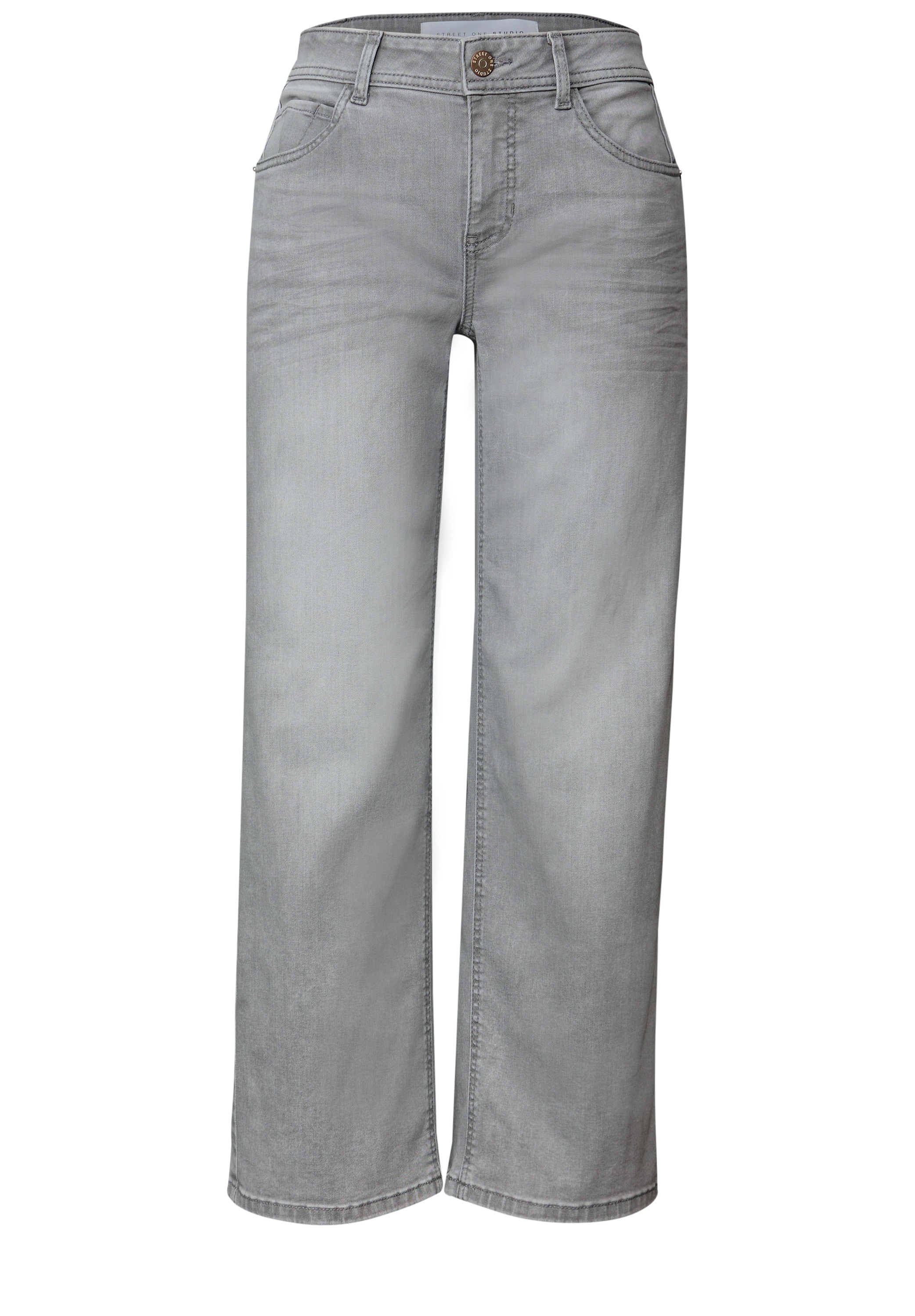 STREET ONE STUDIO Comfort-fit-Jeans, mit Wide Legs