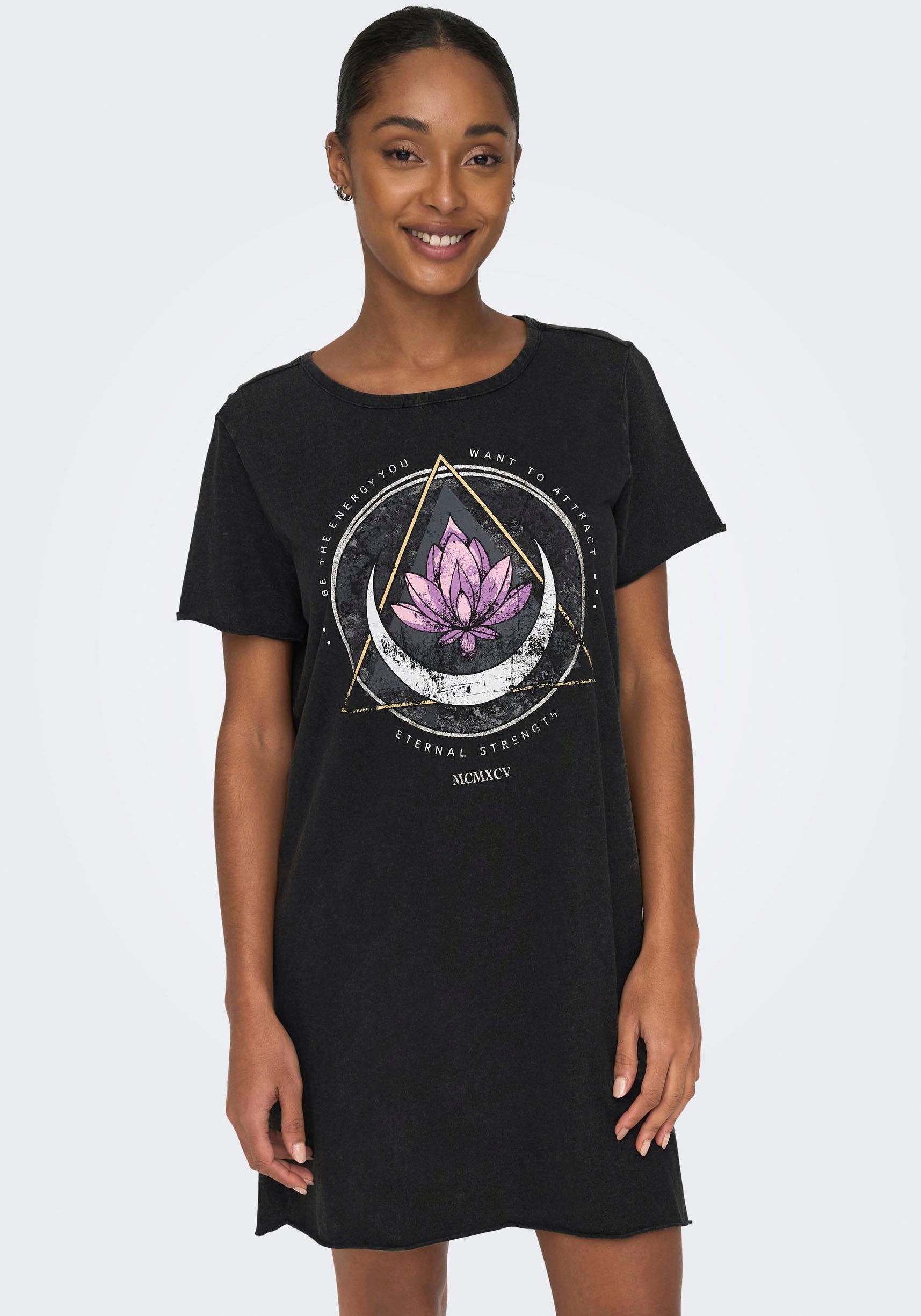ONLY Shirtkleid "ONLLUCY LIFE DRESS S/S JRS NOOS", Sommerkleid günstig online kaufen