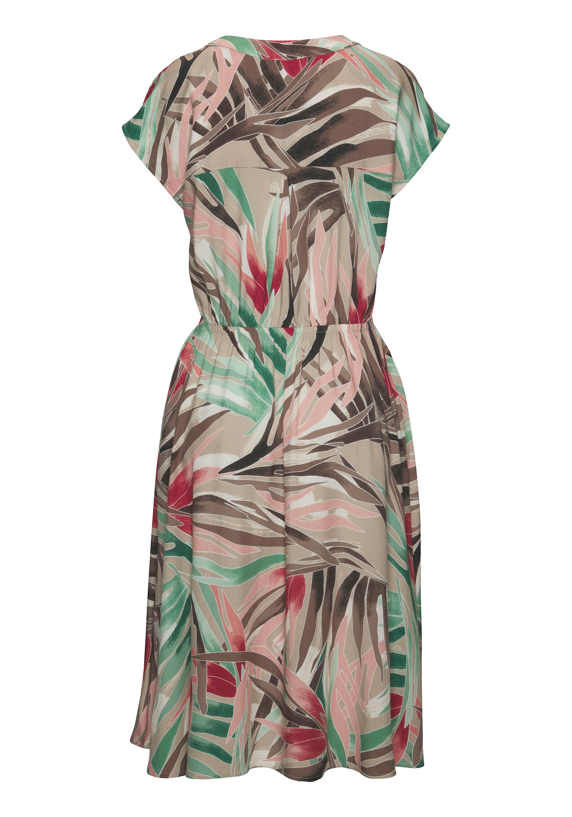 Vivance Midikleid, mit Alloverdruck, Sommerkleid, weiche Viskose, Druckkleid