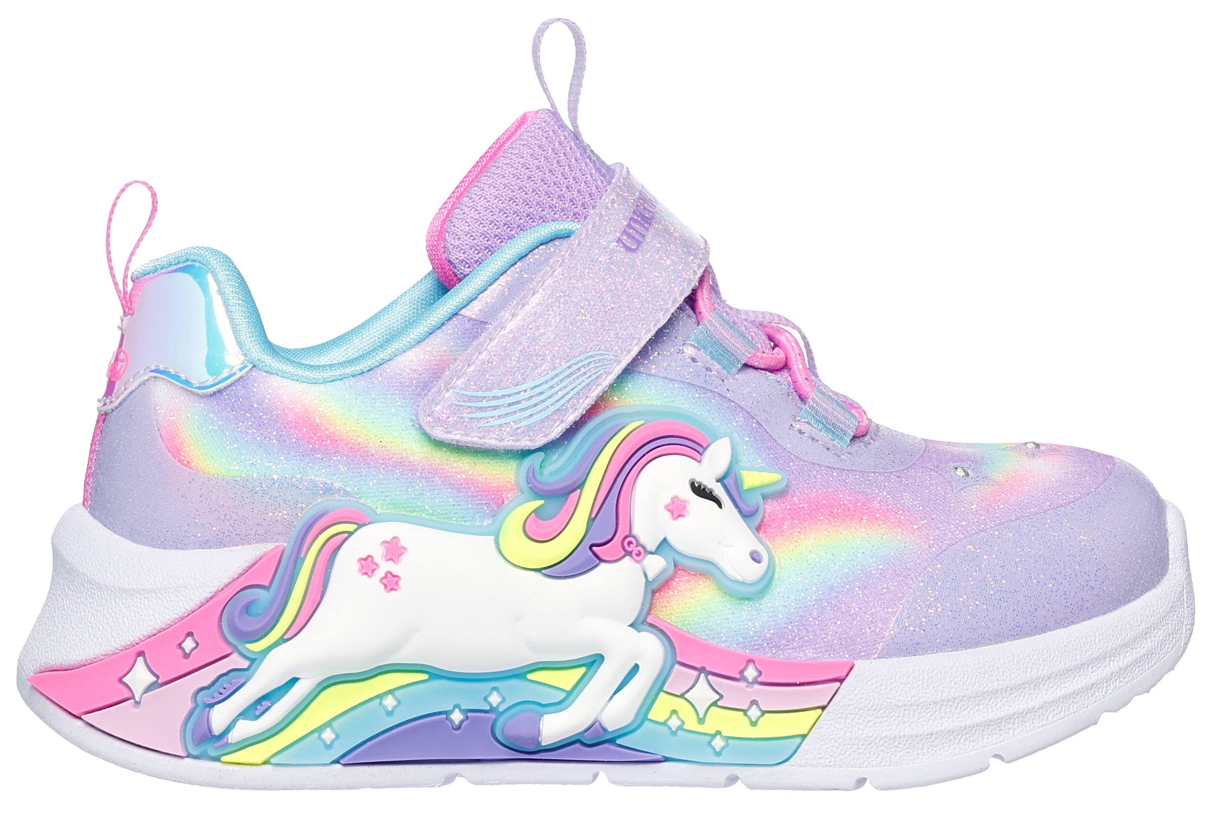 Thumbnail - Skechers Sneaker "UNICORN CHASER" Klettschuh mit blinkendem Einhorn, Größenschablone zum Download