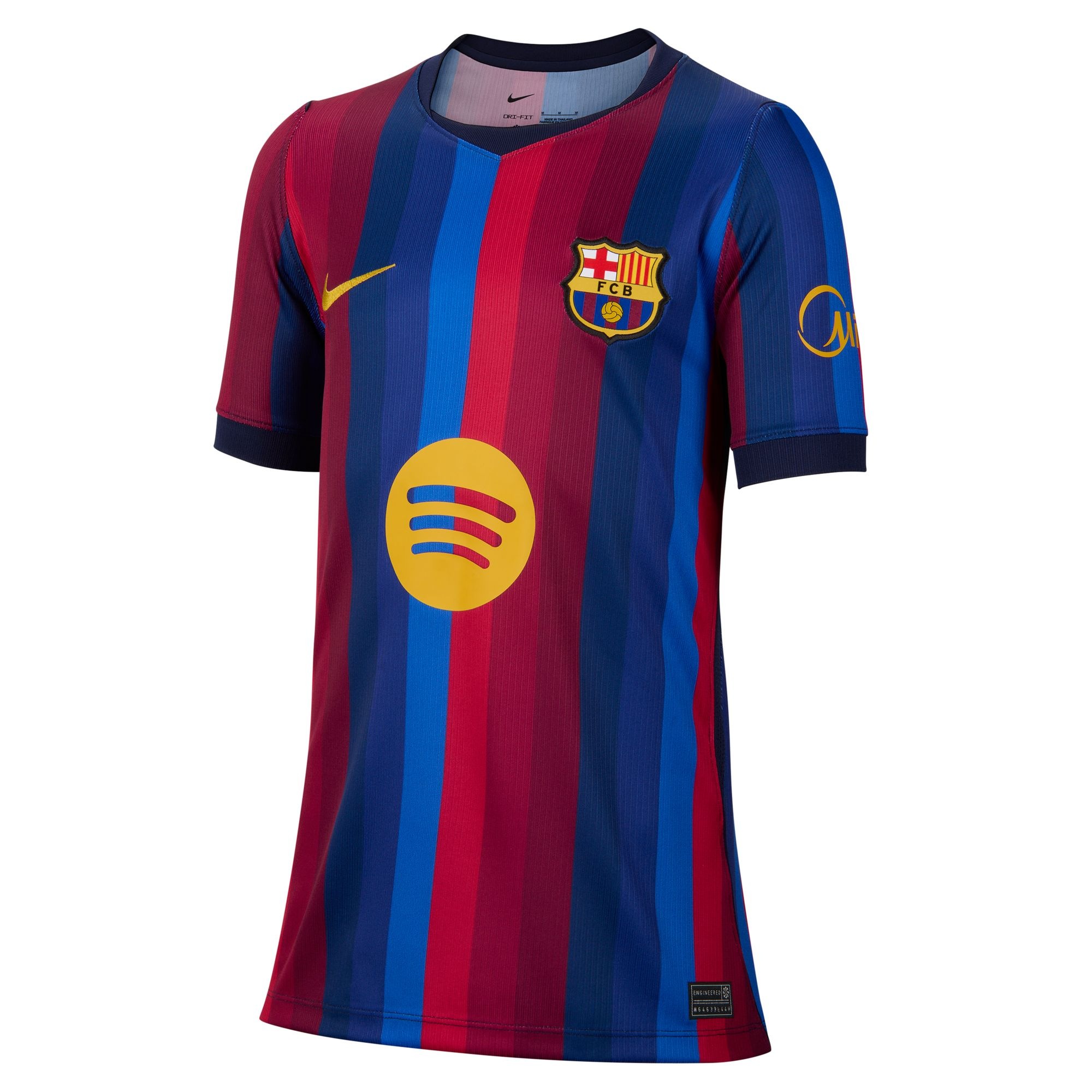 Nike Fußballtrikot »FCB Y NK DF JSY SS STAD HM« mit Rundhalsausschnitt, Kurzarm, aus Polyester