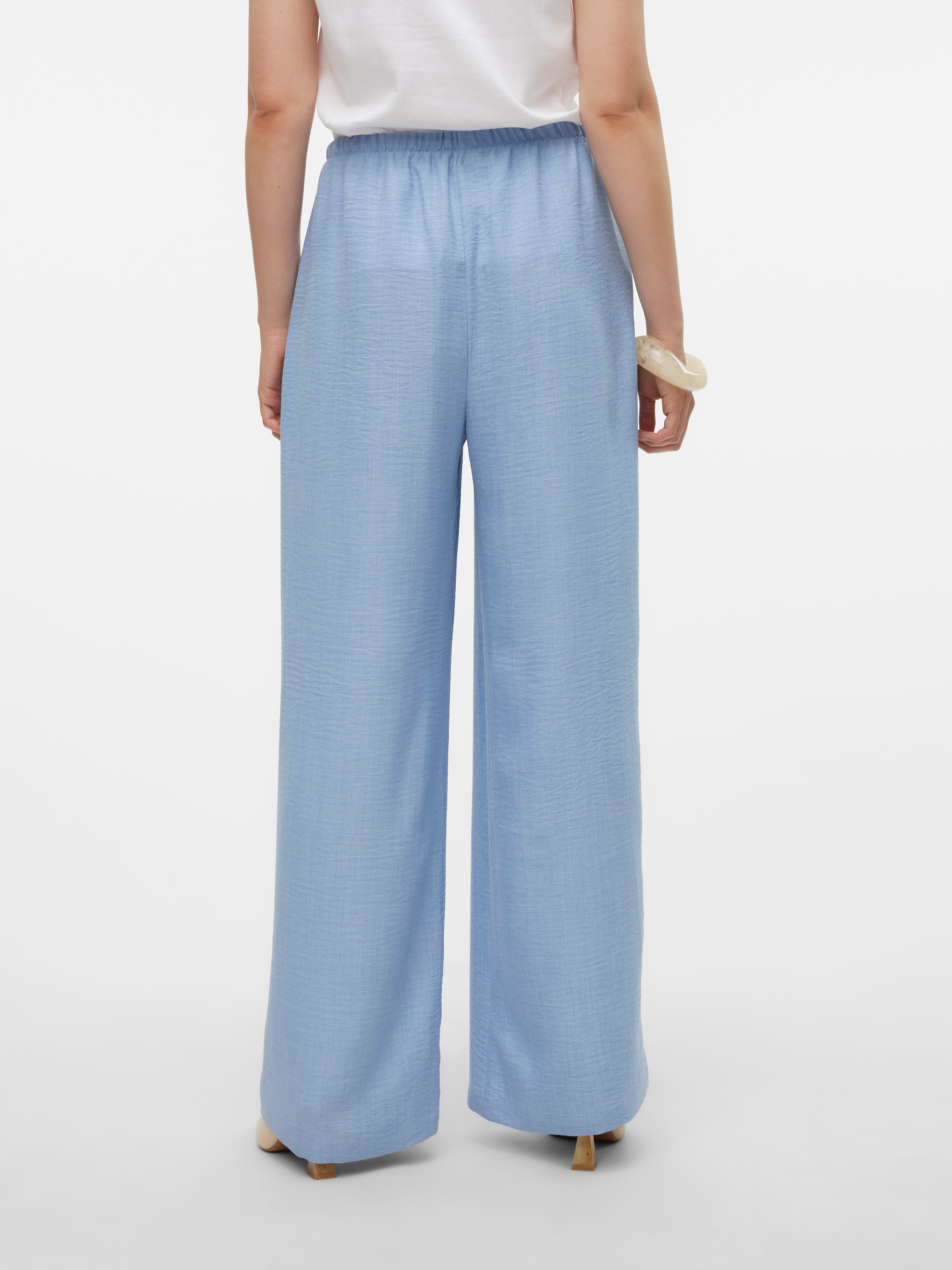 Thumbnail - Vero Moda Schlupfhose "VMMELANEY HW LOOSE PANT WVN GA NOOS", Sommerhose