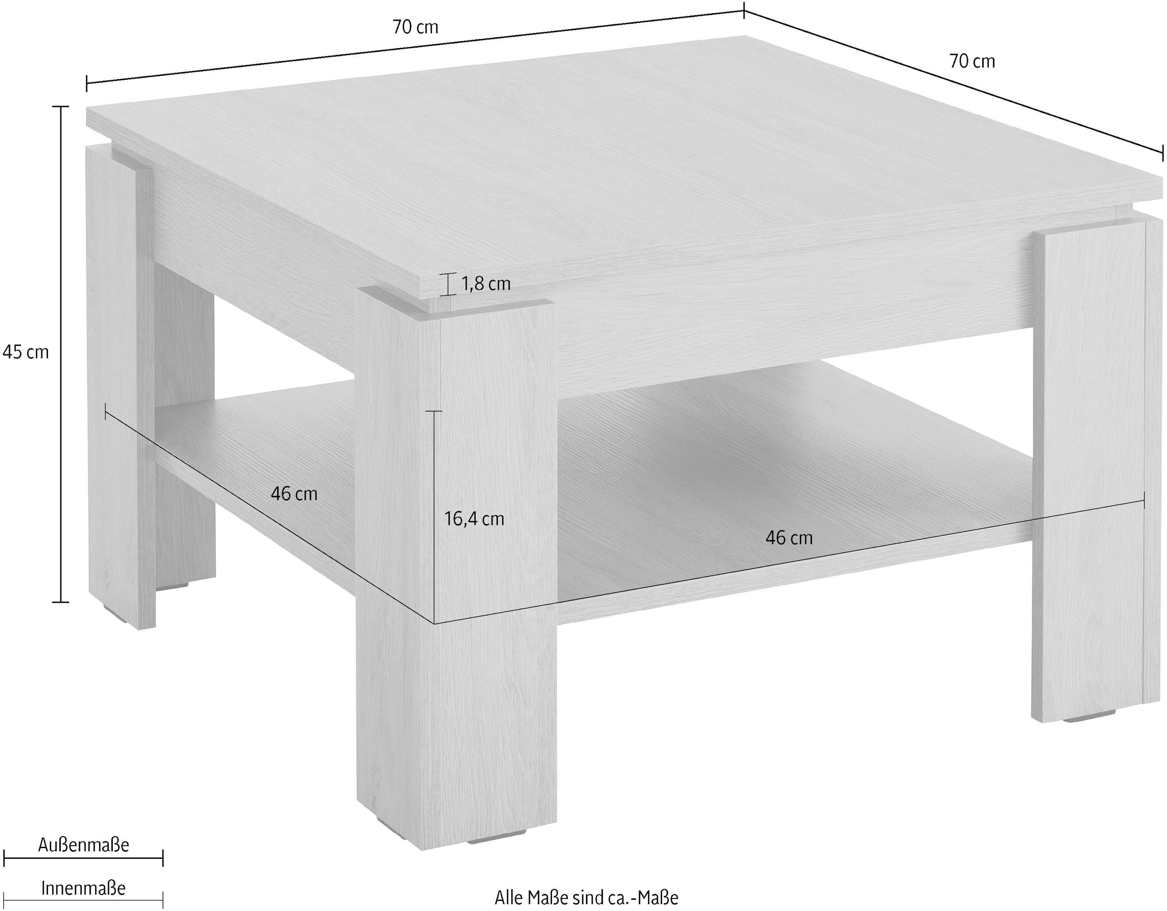 Home affaire Couchtisch »FCT«, Breite 70 cm