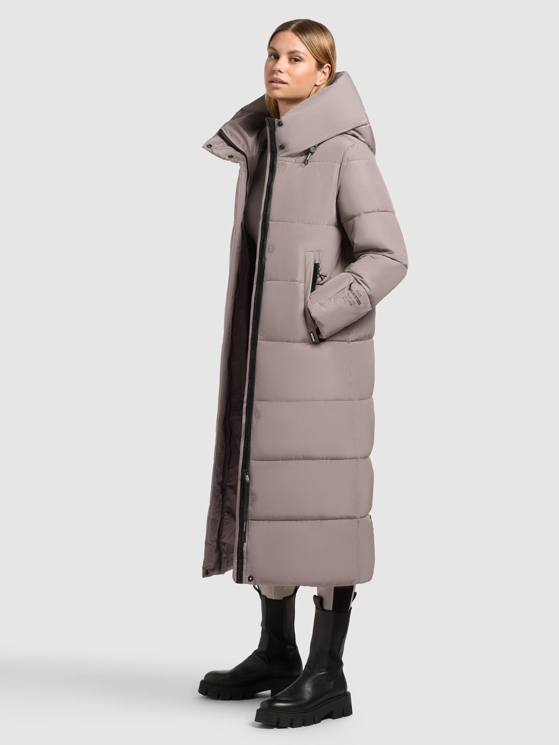 khujo Steppmantel »Soulani5 Matt« warmer Wintermantel mit Kapuze