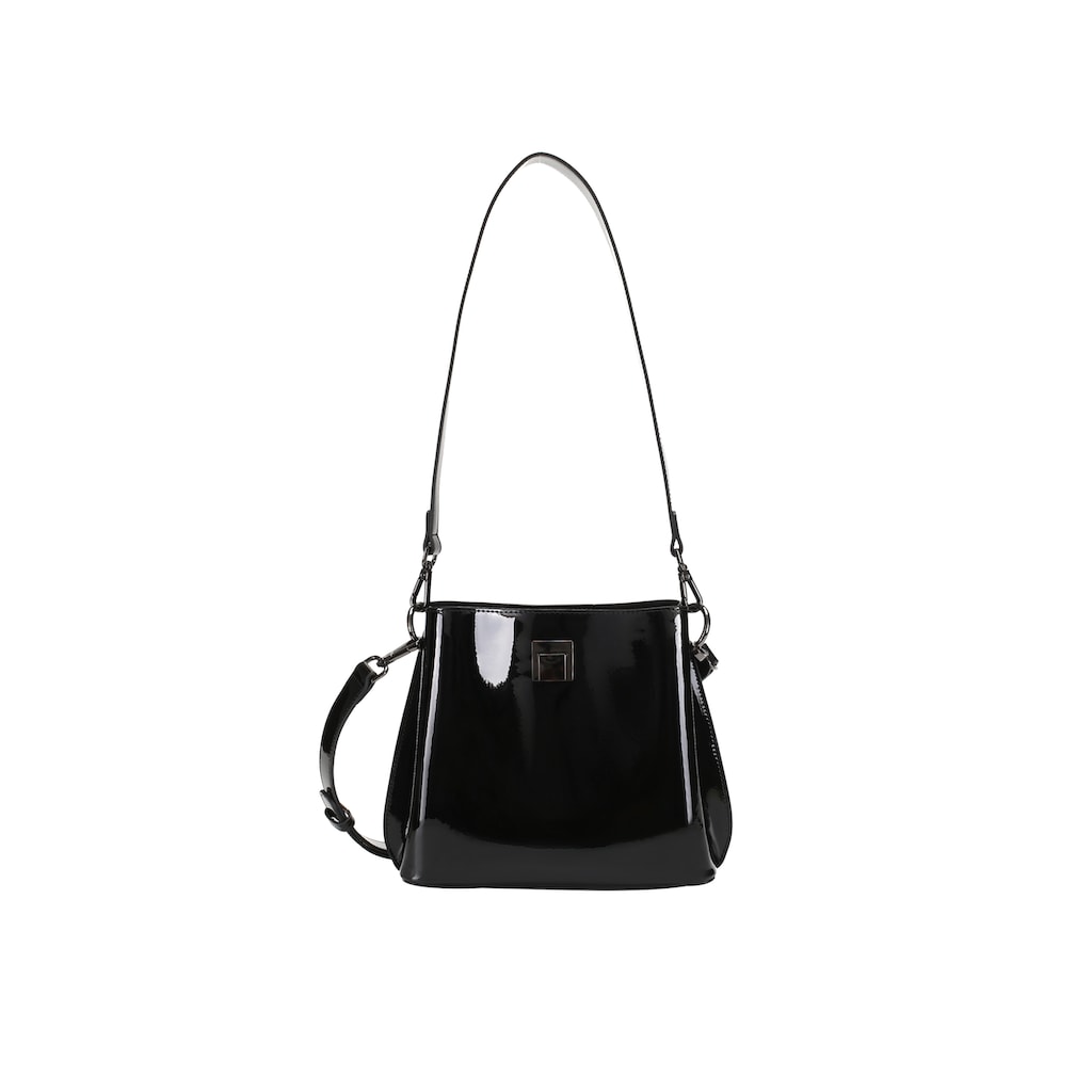 ekonika Henkeltasche, aus lackiertem Leder