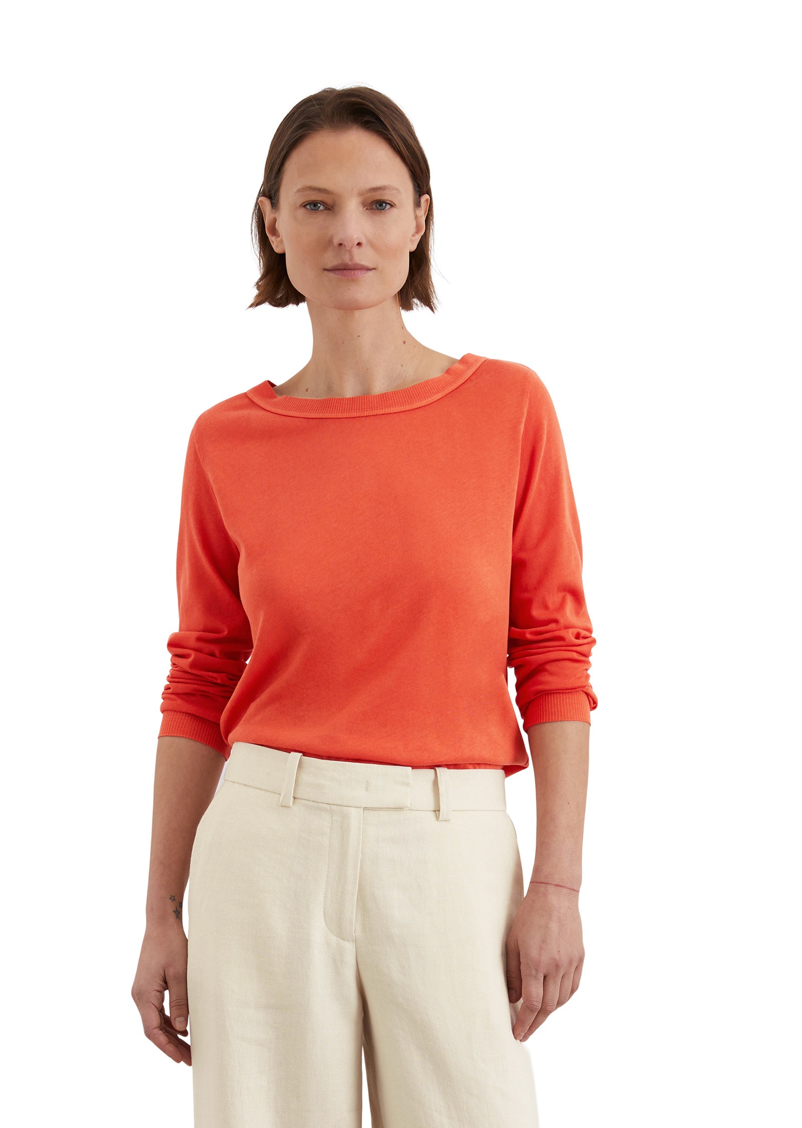 Marc OPolo Langarmshirt "aus Organic Cotton" günstig online kaufen