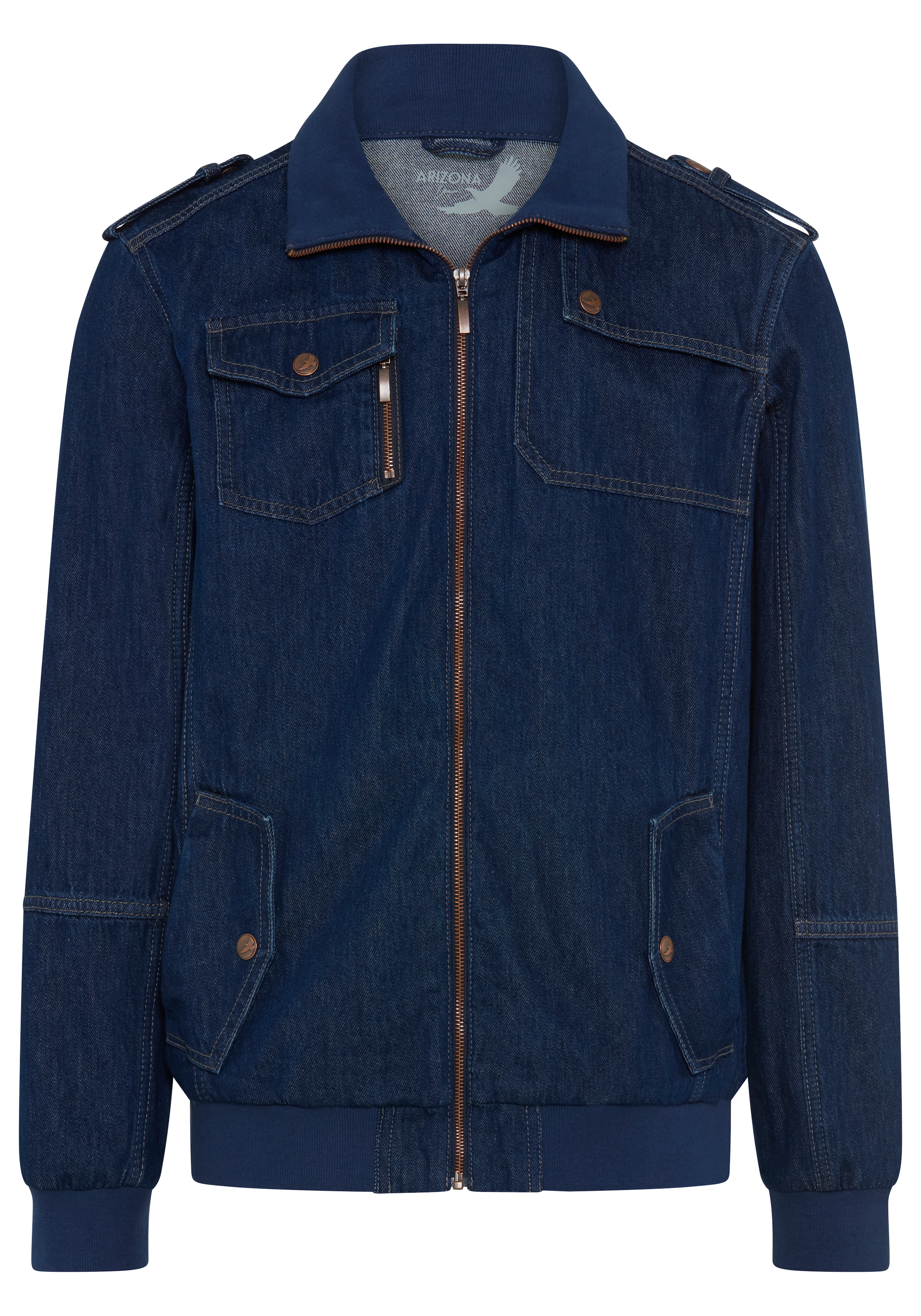 Arizona Jeansjacke »Blouson« mit Stehkragen, Comfort Fit, normale Länge