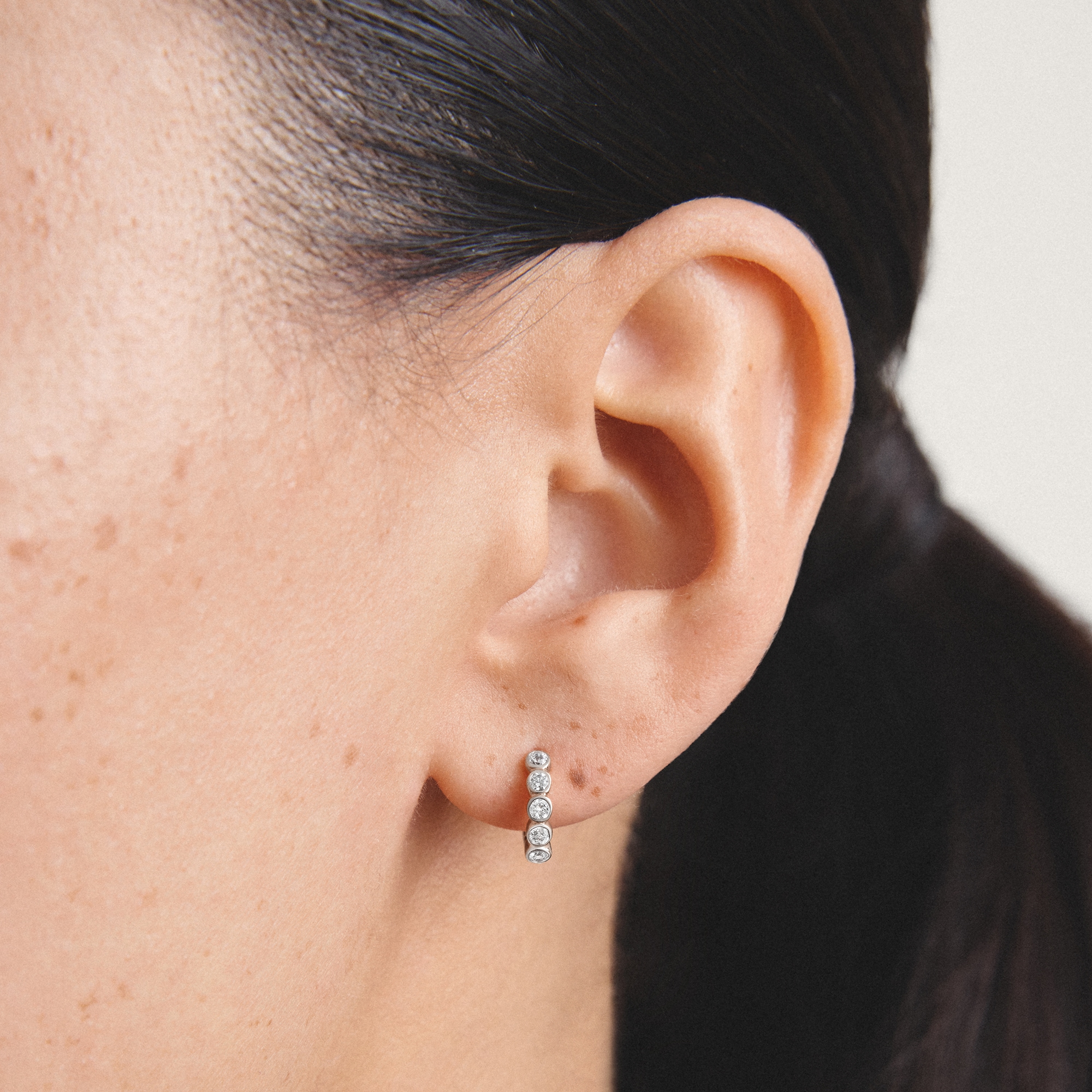 THOMAS SABO Paar Creolen »Silber mit Zirkonia« mit Zirkonia (synth.)