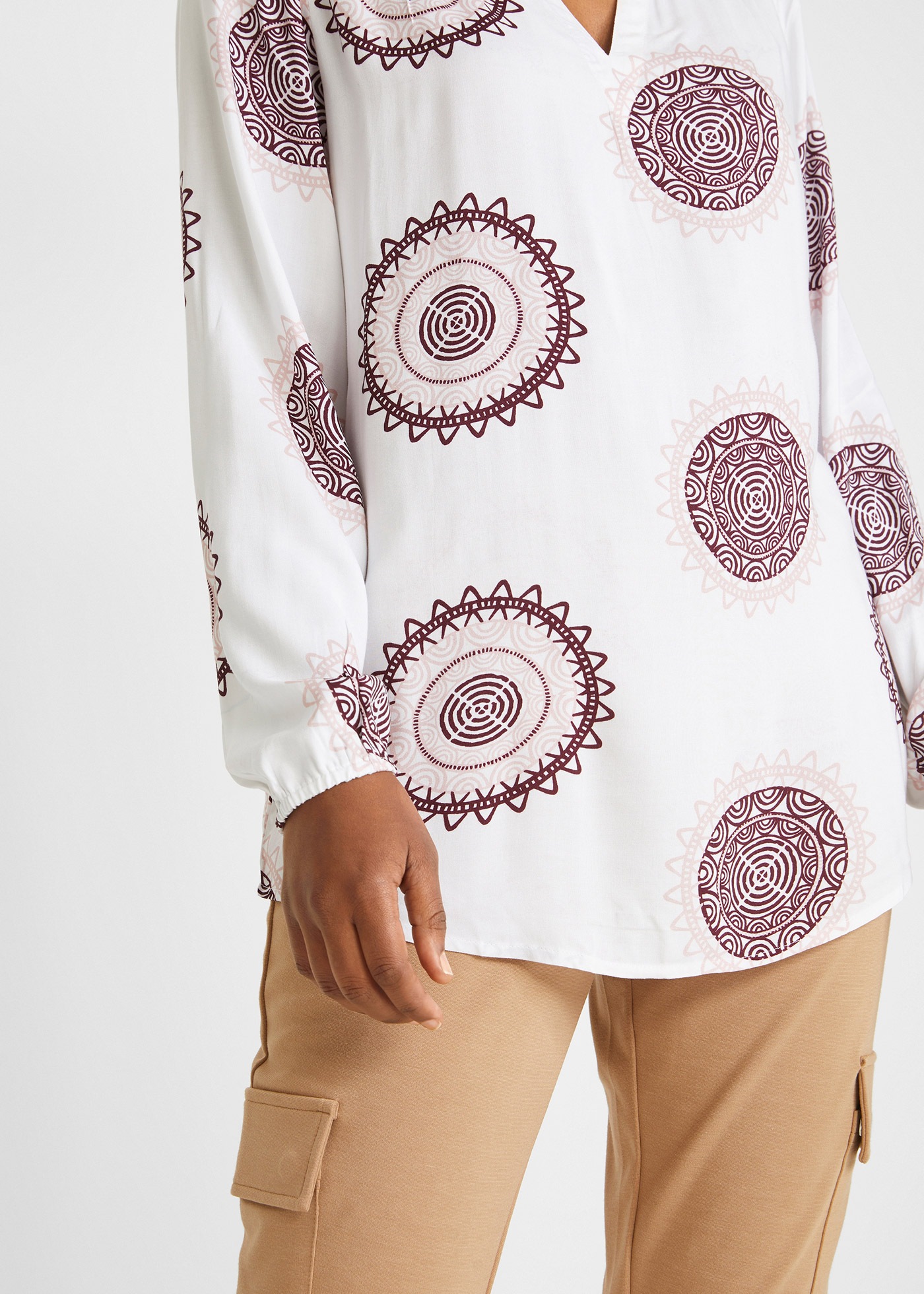 Thumbnail - bonprix Tunika "Tunikabluse aus softer Viskose", Tunikabluse aus softer Viskose