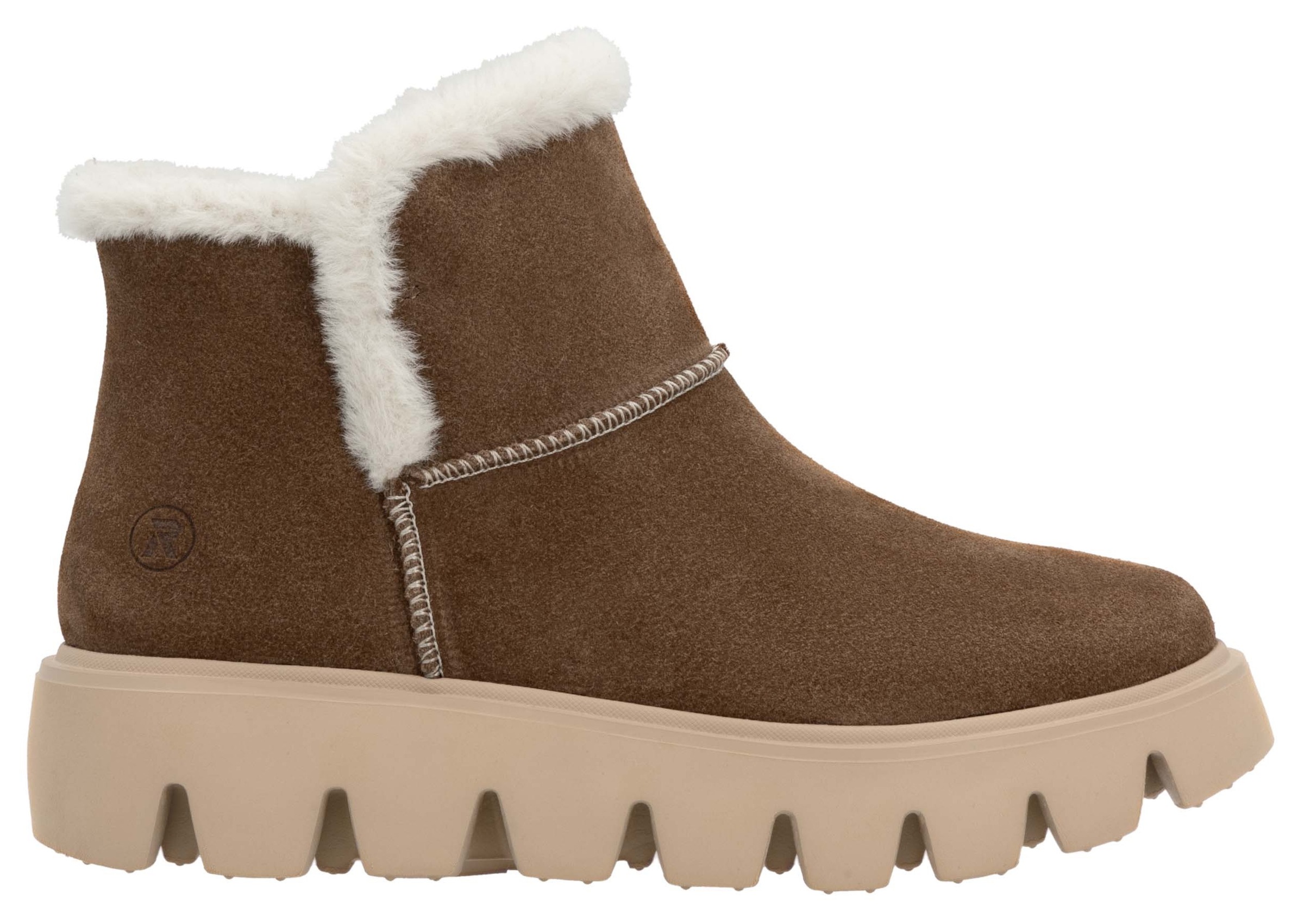 Rieker EVOLUTION Winterboots, Plateaustiefel, Schlupfschuh mit Innenreißverschluss