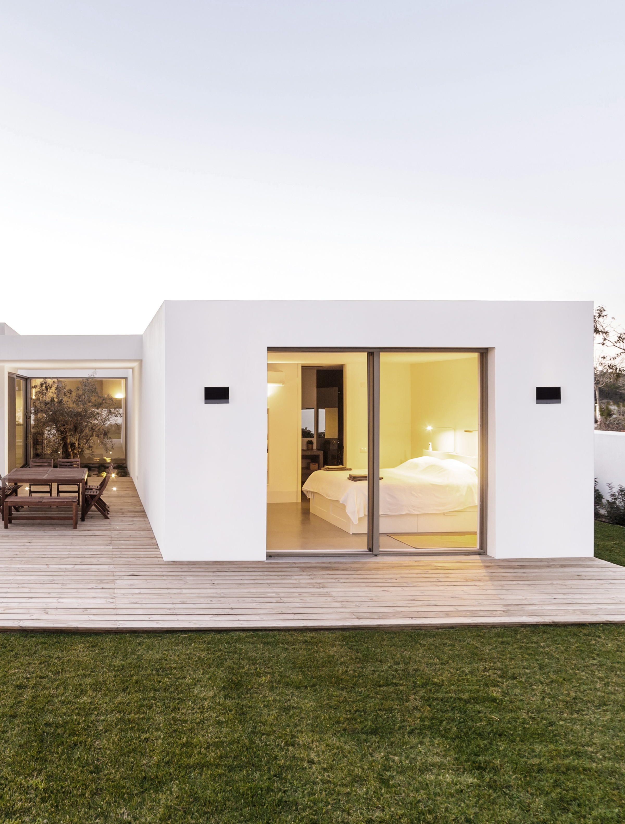 Nova Luce Außen-Wandleuchte »PRIM« LED-Modul 1 Stk. Warmweiß