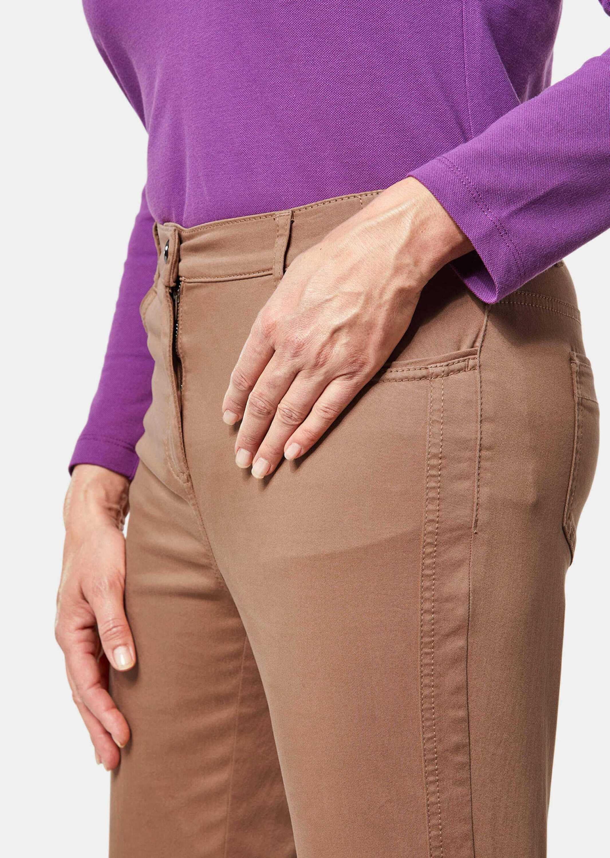 GOLDNER 2-in-1-Hose »Hose Carla Hose Carla in jeanstypischer Form und trendstarker Farbe«