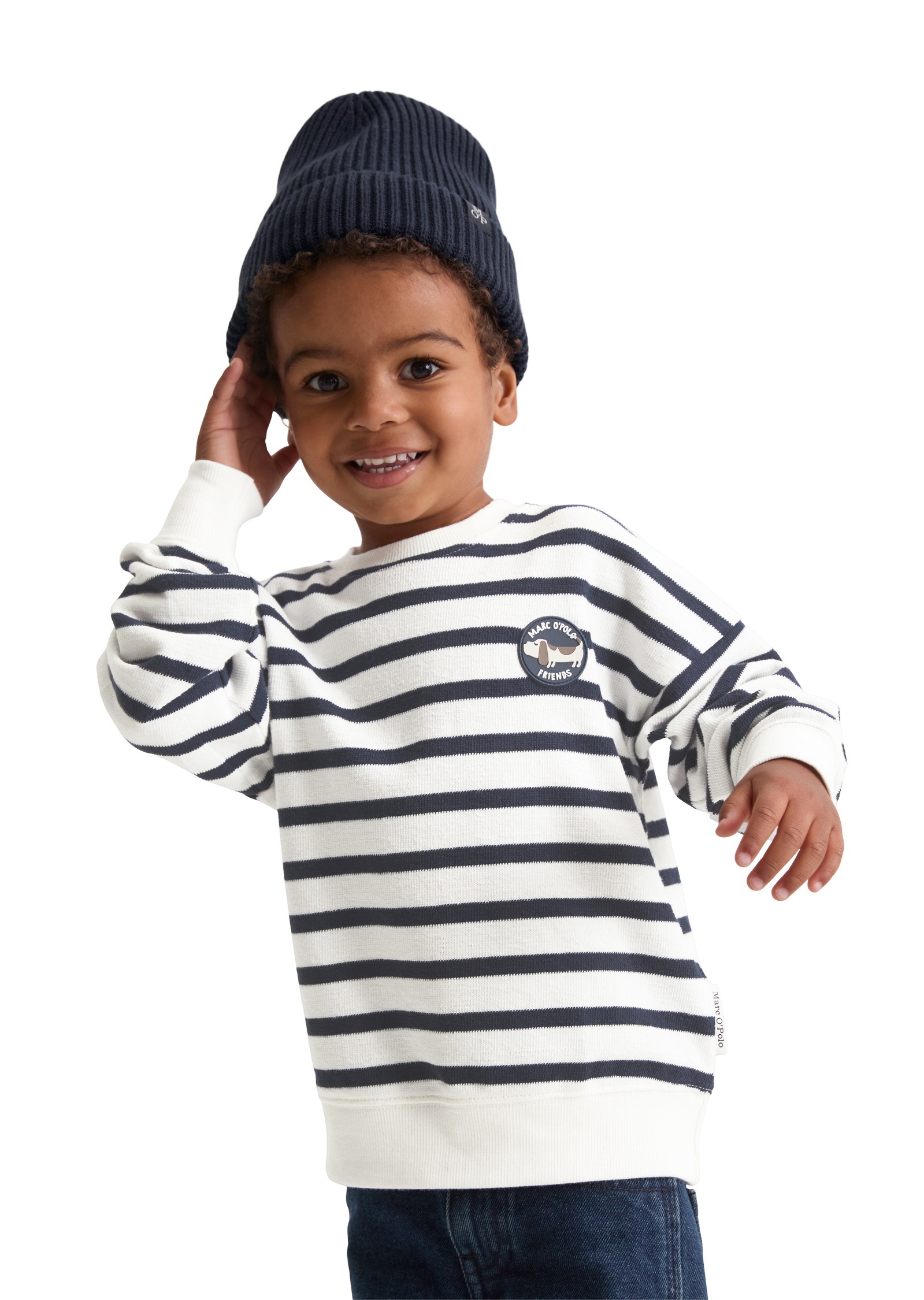 Marc O'Polo Sweatshirt »aus strukturiertem Jersey«