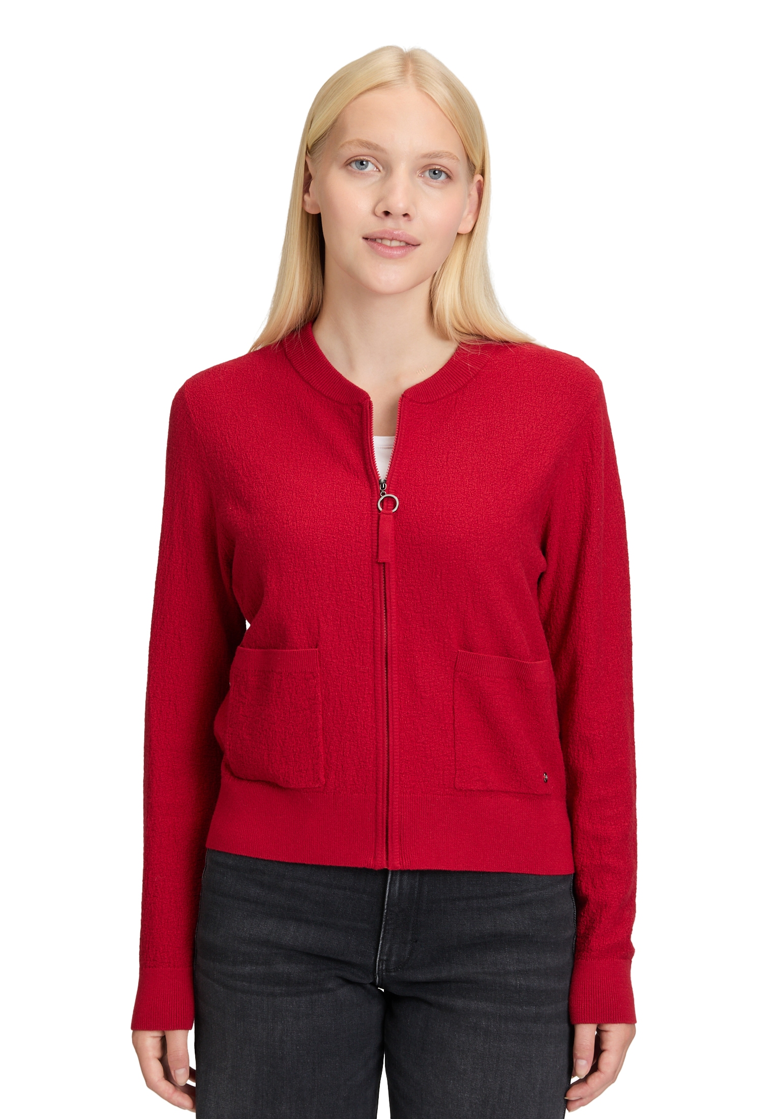 Betty&Co Strickjacke "Betty & Co Damen Strick-Cardigan mit Reißverschluss" günstig online kaufen