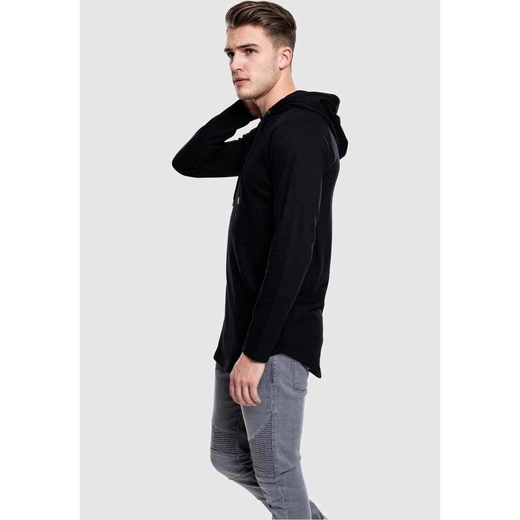 URBAN CLASSICS Kapuzensweatshirt »Urban Classics Herren Long Shaped Terry Hoody«, (1 tlg.)