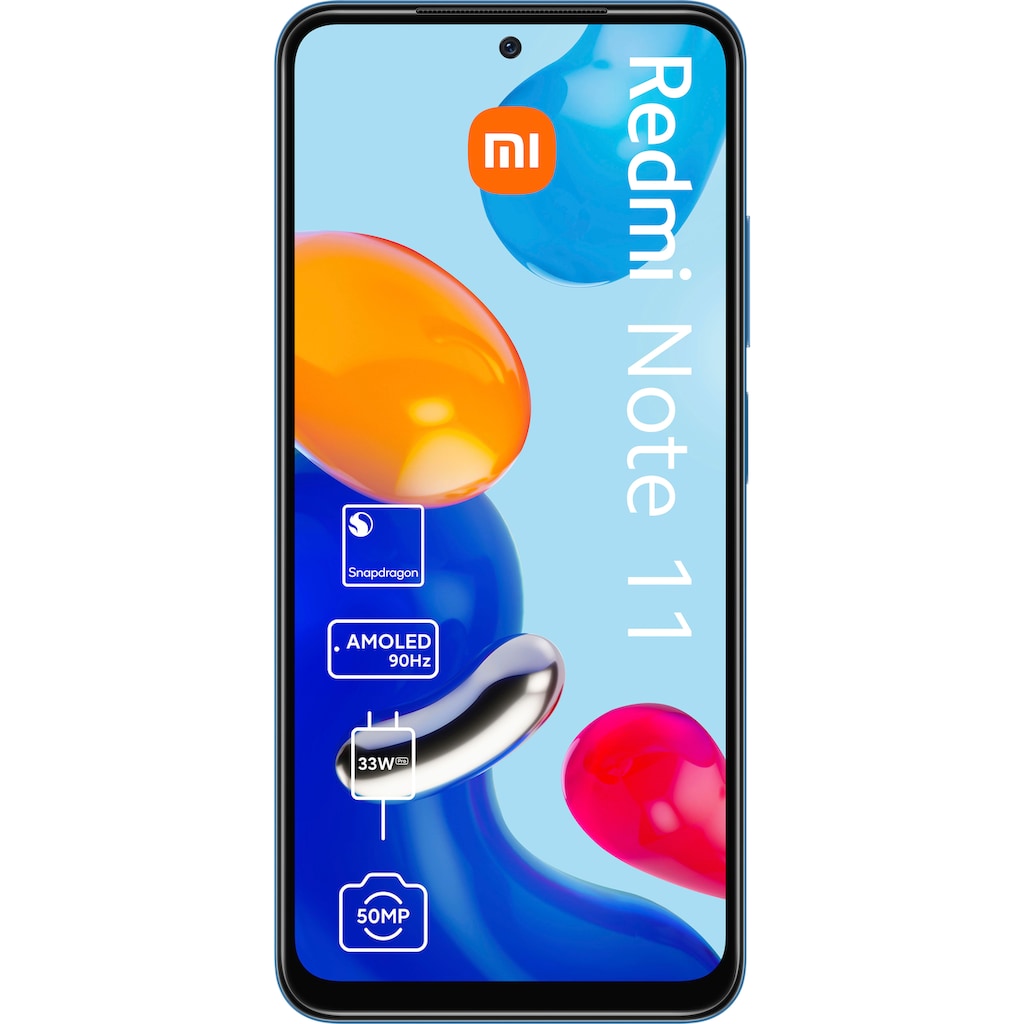 Xiaomi Smartphone »Redmi Note 11«, Twilight Blue, 16,33 cm/6,43 Zoll, 64 GB Speicherplatz, 50 MP Kamera