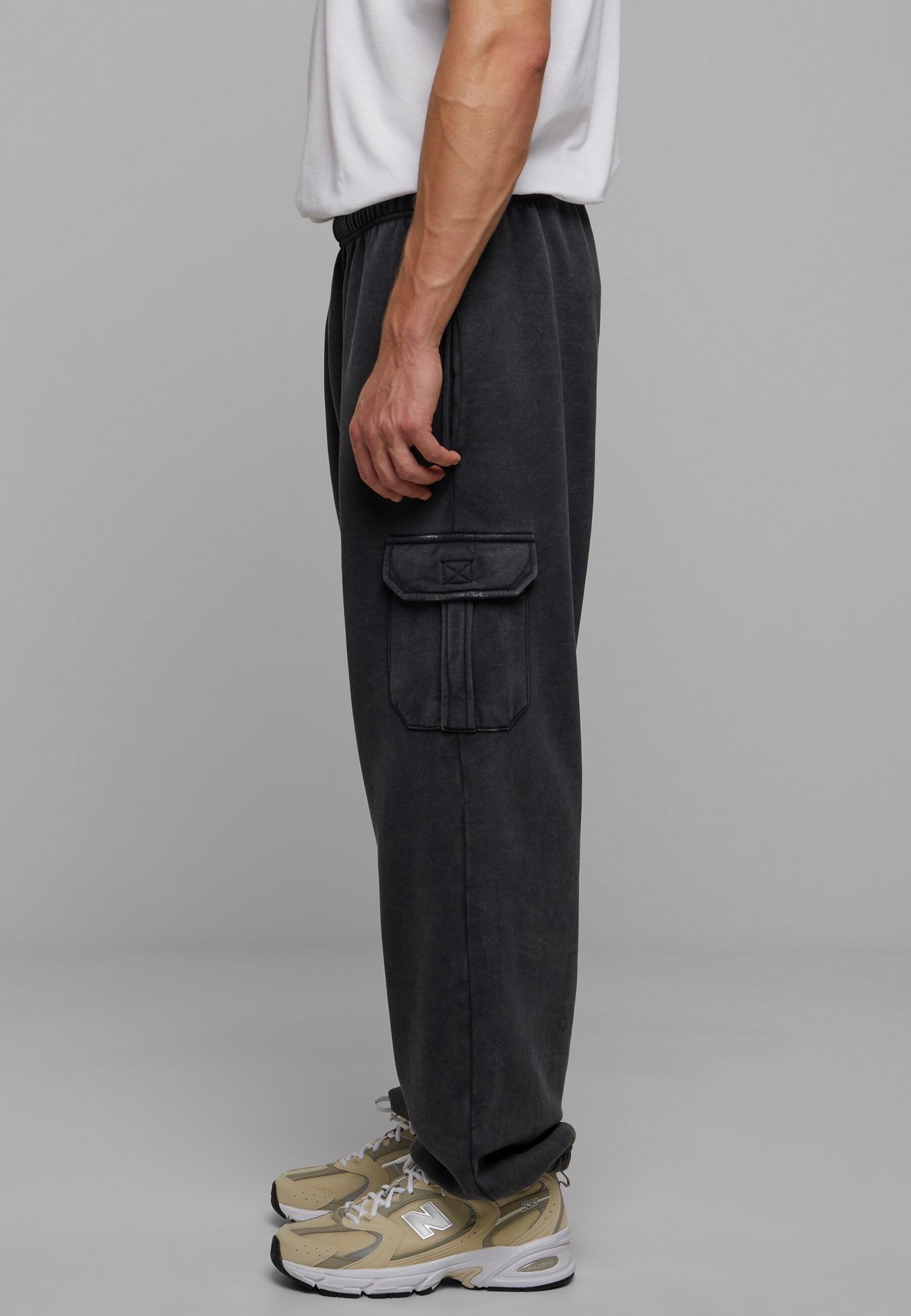 URBAN CLASSICS Jogginghose »Urban Classics Herren Acid Washed Cargo Sweatpants«, (1 tlg.)