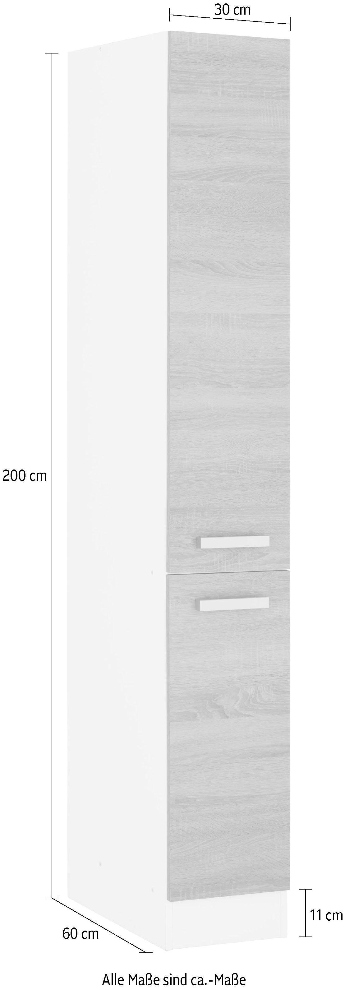 KOCHSTATION Apothekerschrank »KS-Gera«, Breite 30 cm