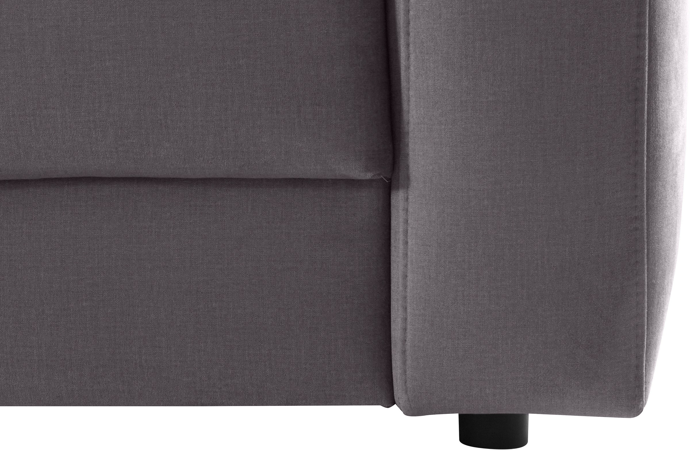 Places of Style Ecksofa »Bloomfield, L-Form«, In verschiedenen Größen