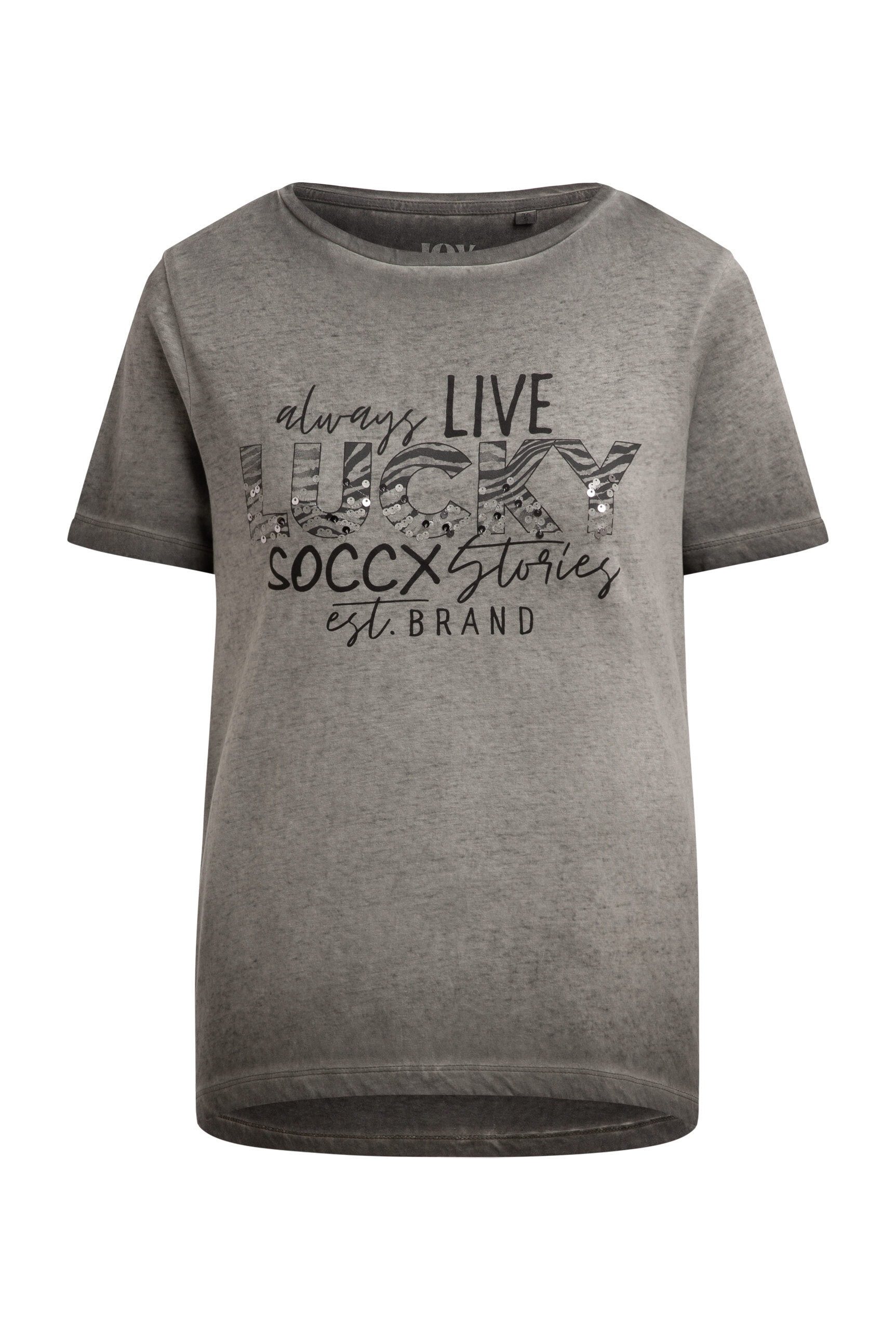 SOCCX Rundhalsshirt aus Baumwolle