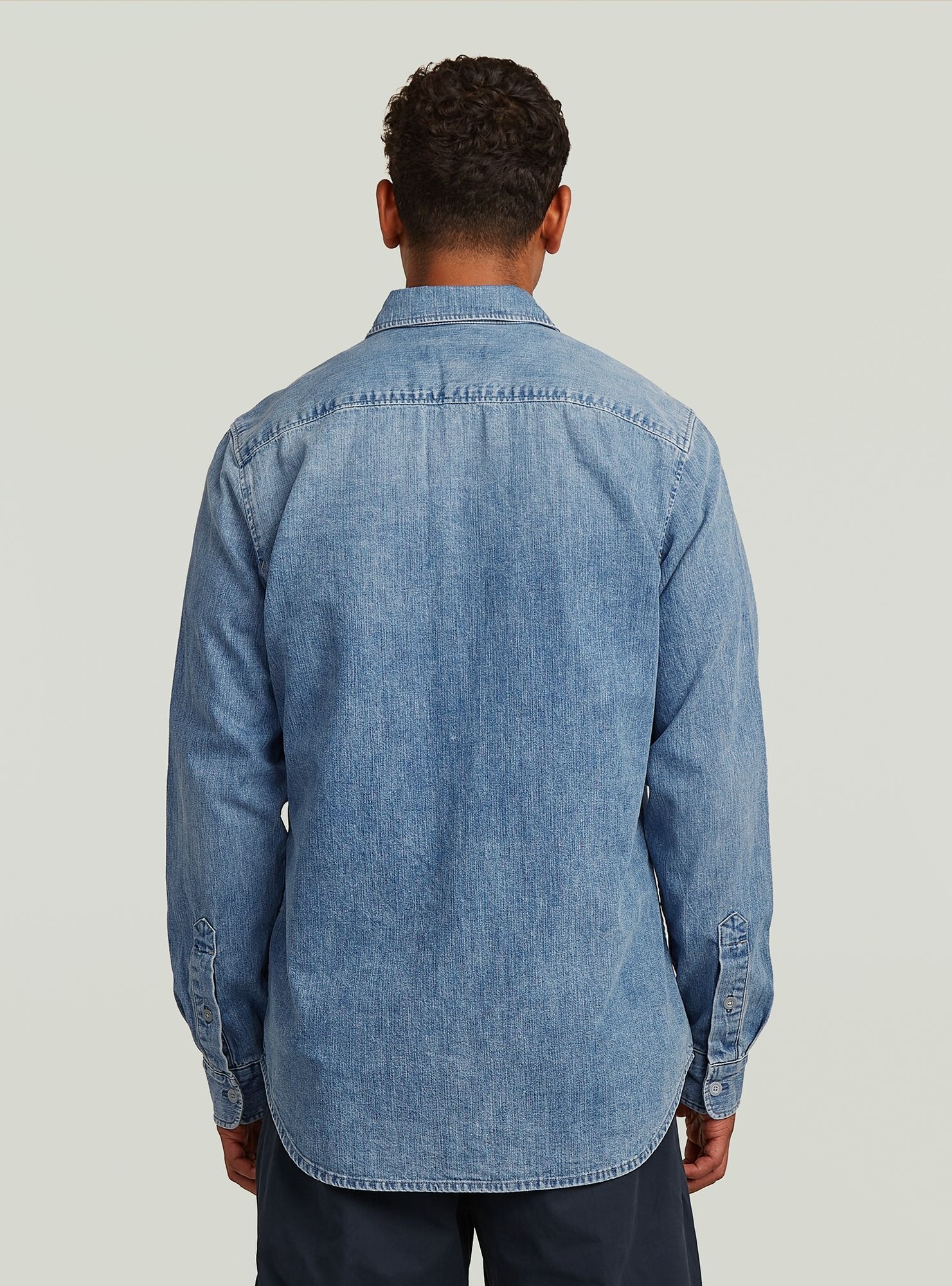 G-STAR Langarmshirt "Marine Denim Slim Shirt" günstig online kaufen