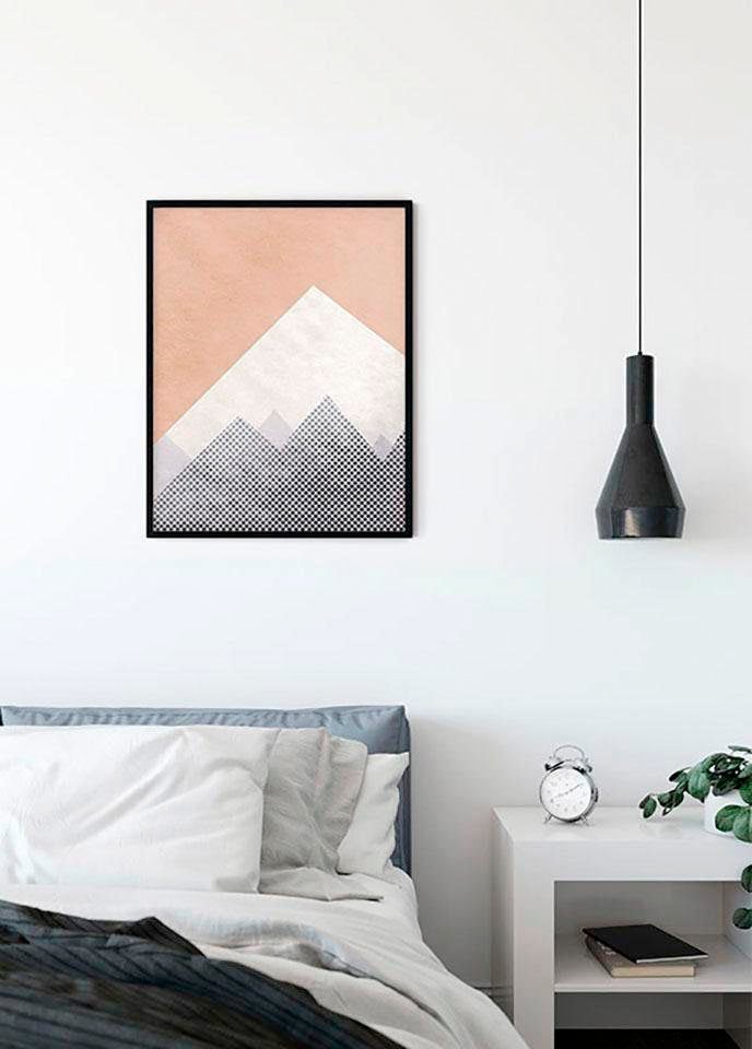 Komar Bild »Wild and Free Mountain«, Formen-Kunst, (1 St.), Wandbild zur Dekoration - ohne Rahmen