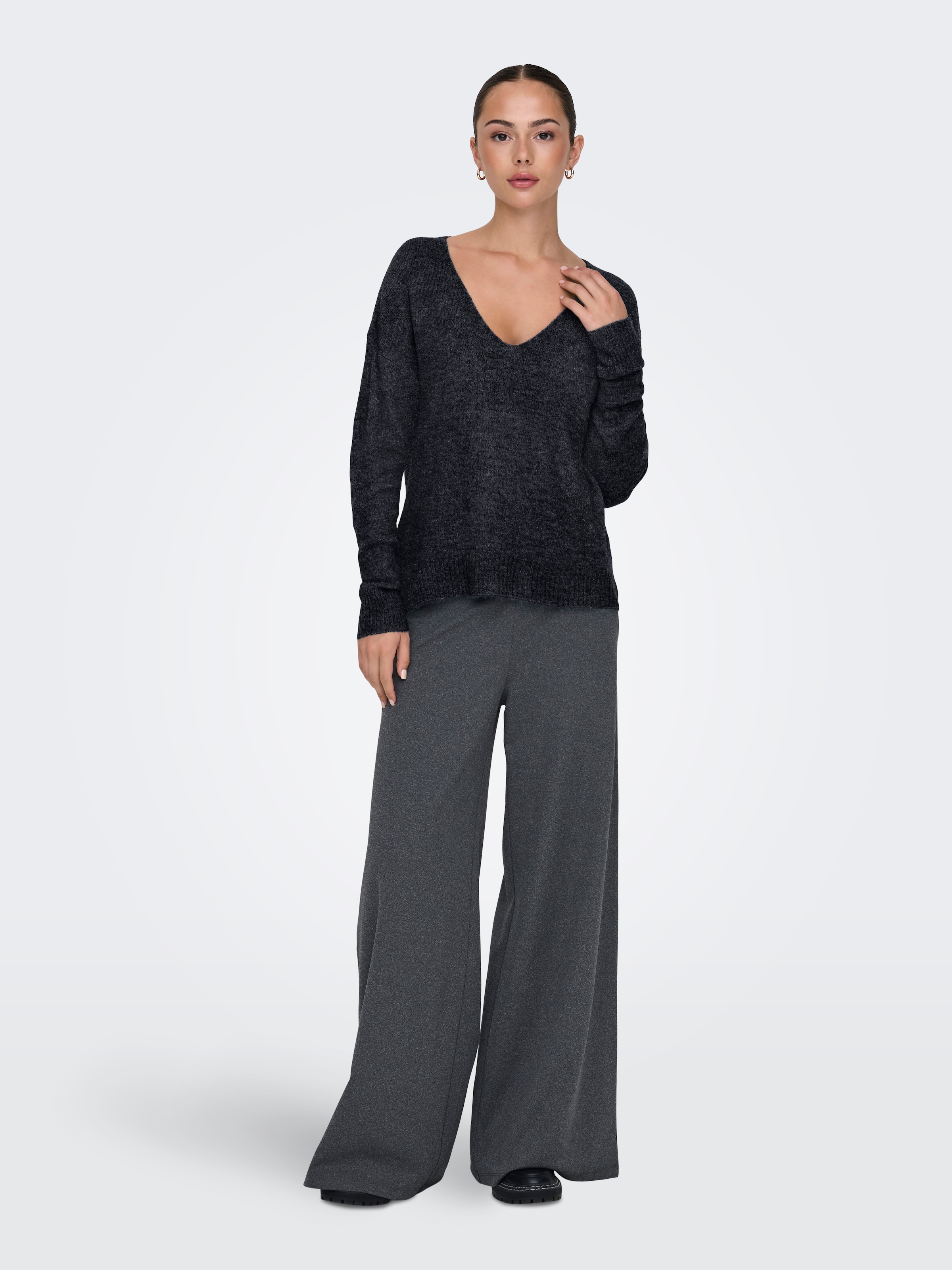 JDY V-Ausschnitt-Pullover »JDYELANORA L/S V-NECK PULLO. KNT NOOS«