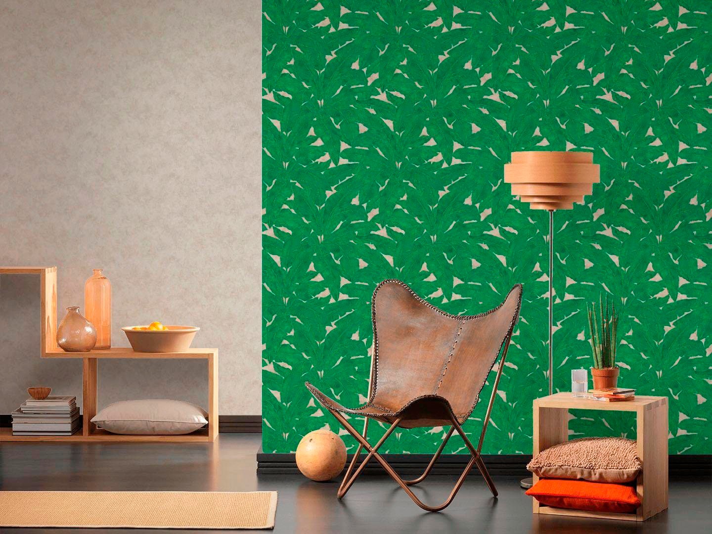 living walls Vliestapete »Metropolitan Stories Francesca Milano«, Wald-natürlich-floral, Modern Tapete Wald Tapeten Wohnzimmer Schlafzimmer Küche Design Optik