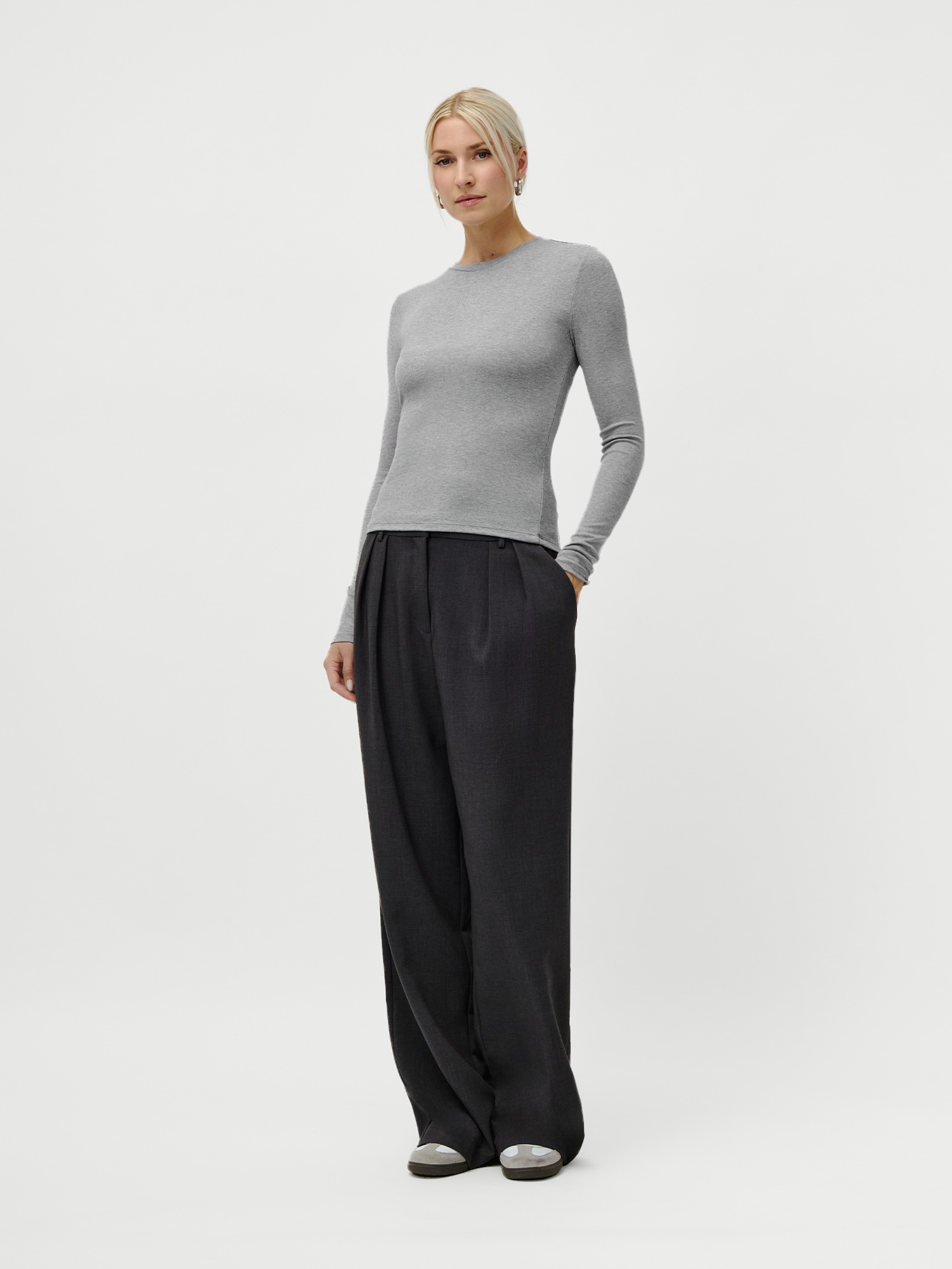 LeGer Langarmshirt »Vianne, LeGer by Lena Gercke«, Regular fit mit Rundhalsausschnitt