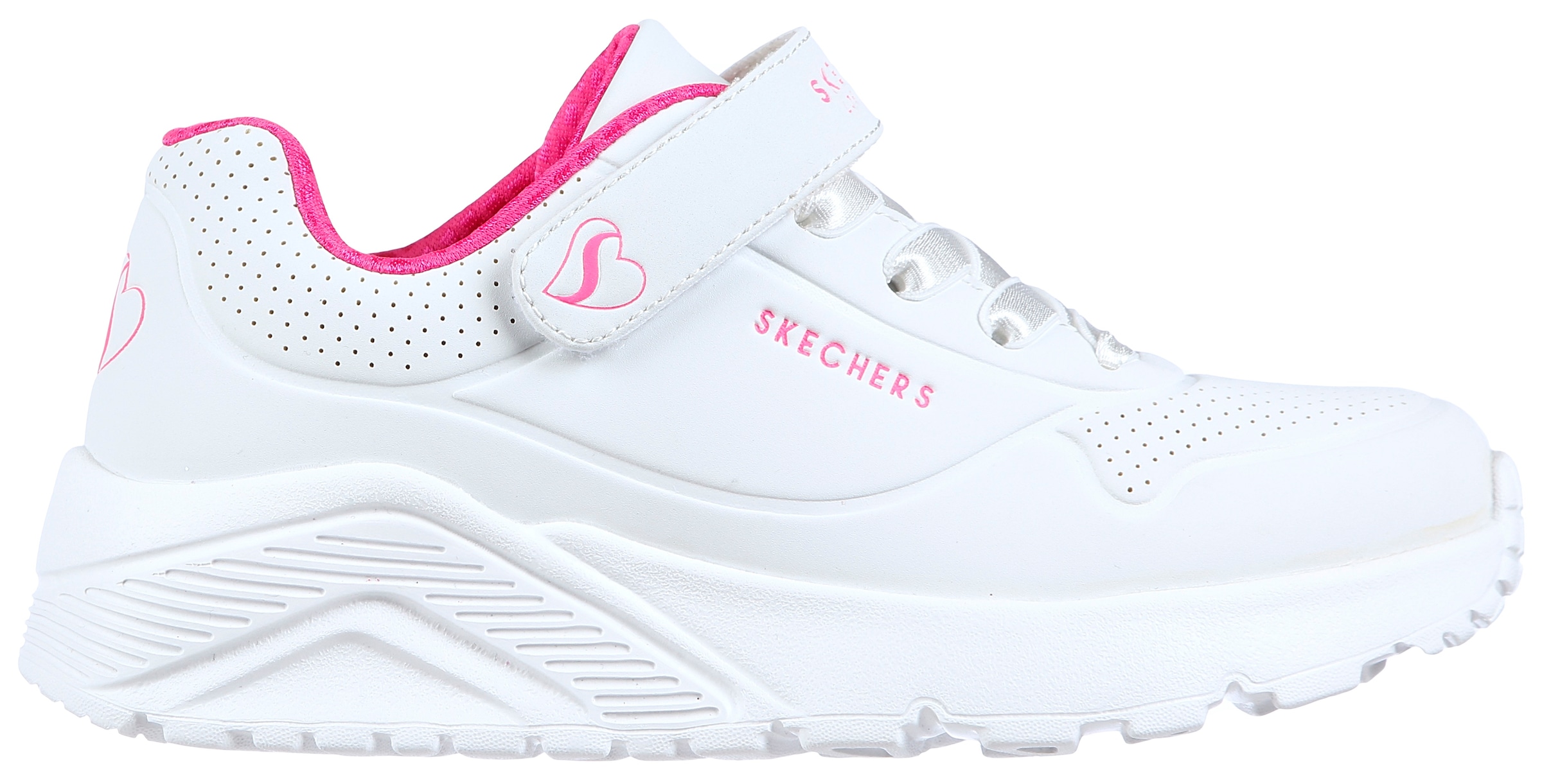 Skechers Kids Sneaker »UNO LITE«, Plateausneaker, Retro Sneaker, Klettschuh im Monochrome Look