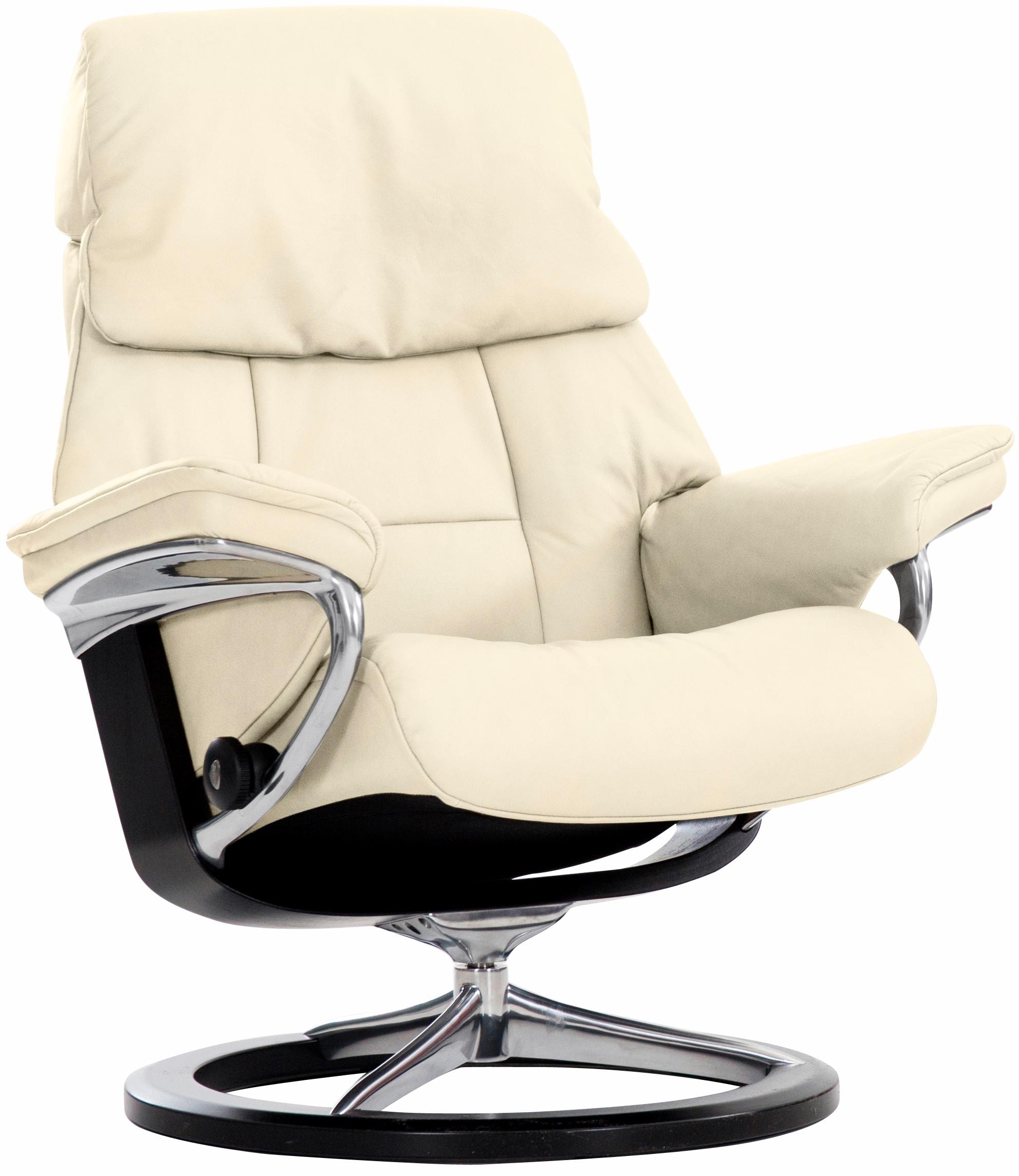 Stressless Relaxsessel "Ruby" mit Signature Base, Größe S, Gestell Eiche, Wenge, Braun & Schwarz