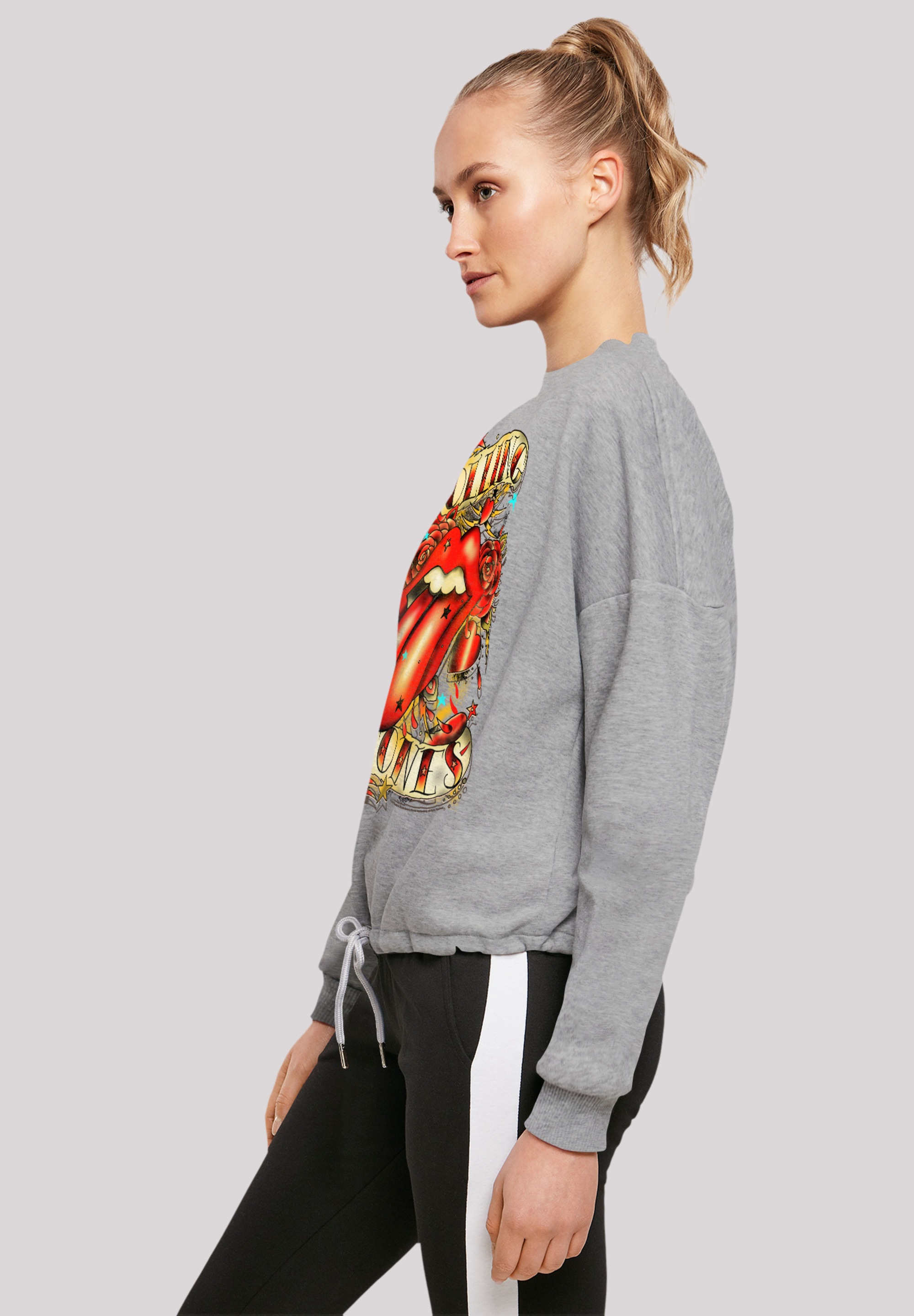 F4NT4STIC Sweatshirt »The Rolling Stones Tongue And Stars«, Musik, Band, Logo