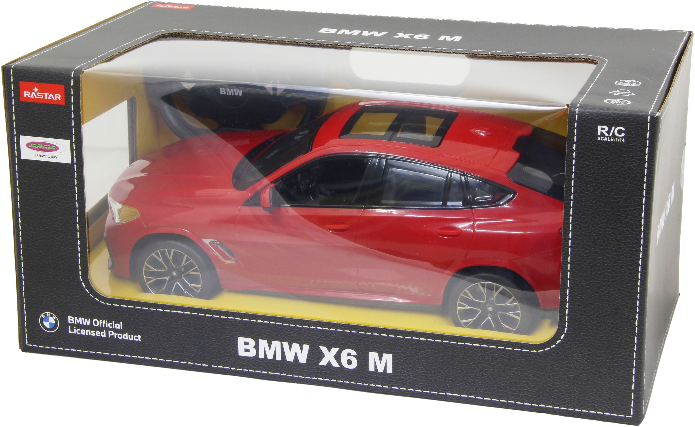 Kinderfahrzeug Kinderauto BMW X6 ROT Auto für Kinder Fahrzeug für